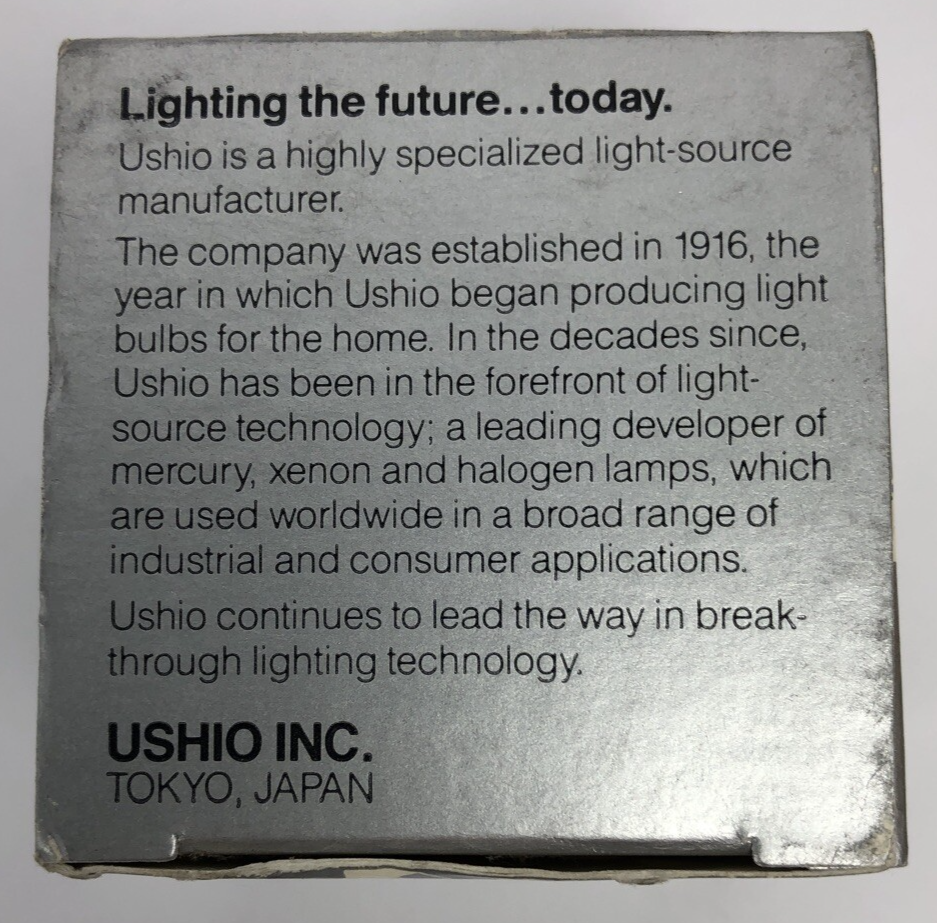 USHIO Halogen Projector Lamp FTF / FG 12V - 35W Projection Lamp