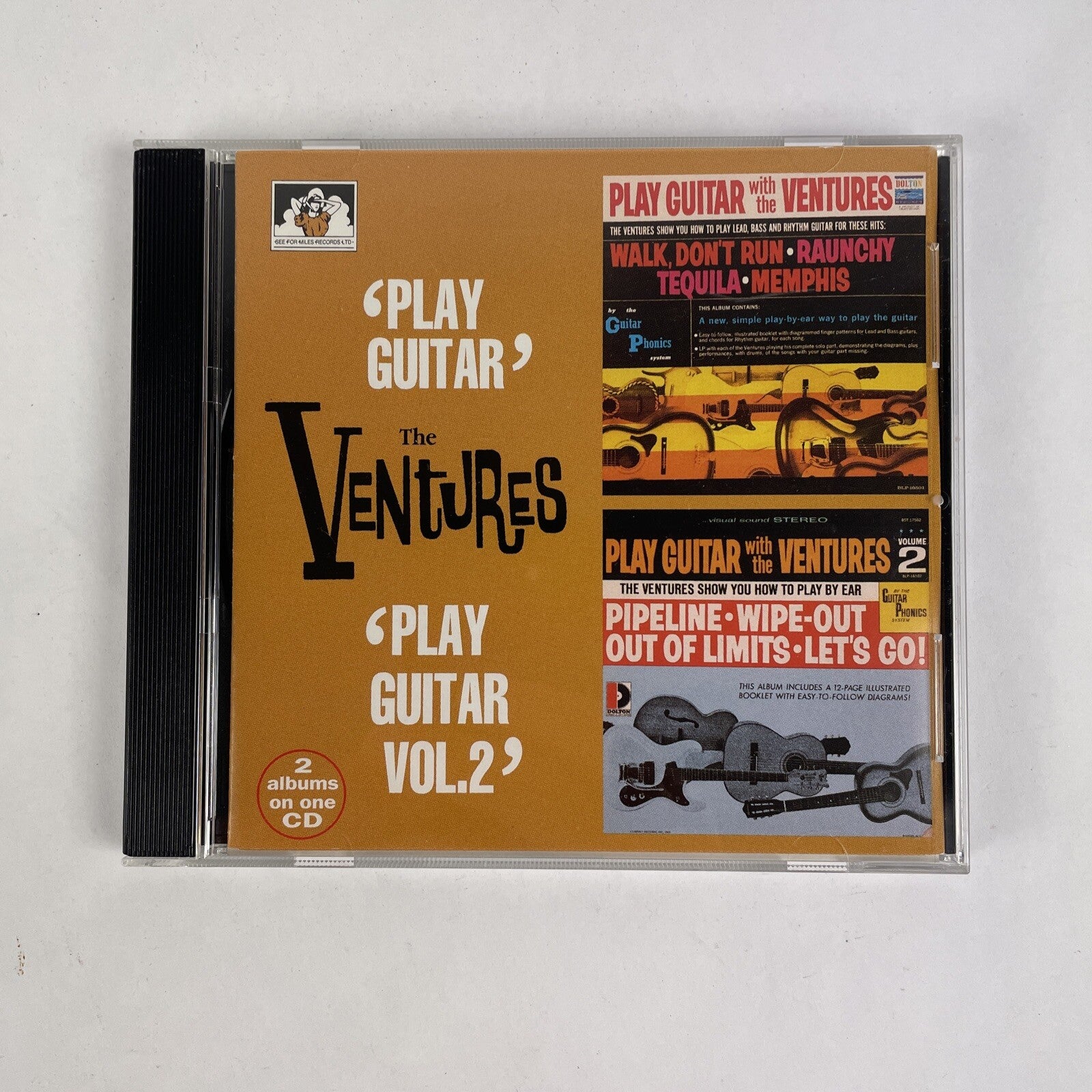 The Ventures Play Guitar/Play Guitar Vol. 2  CD   #17