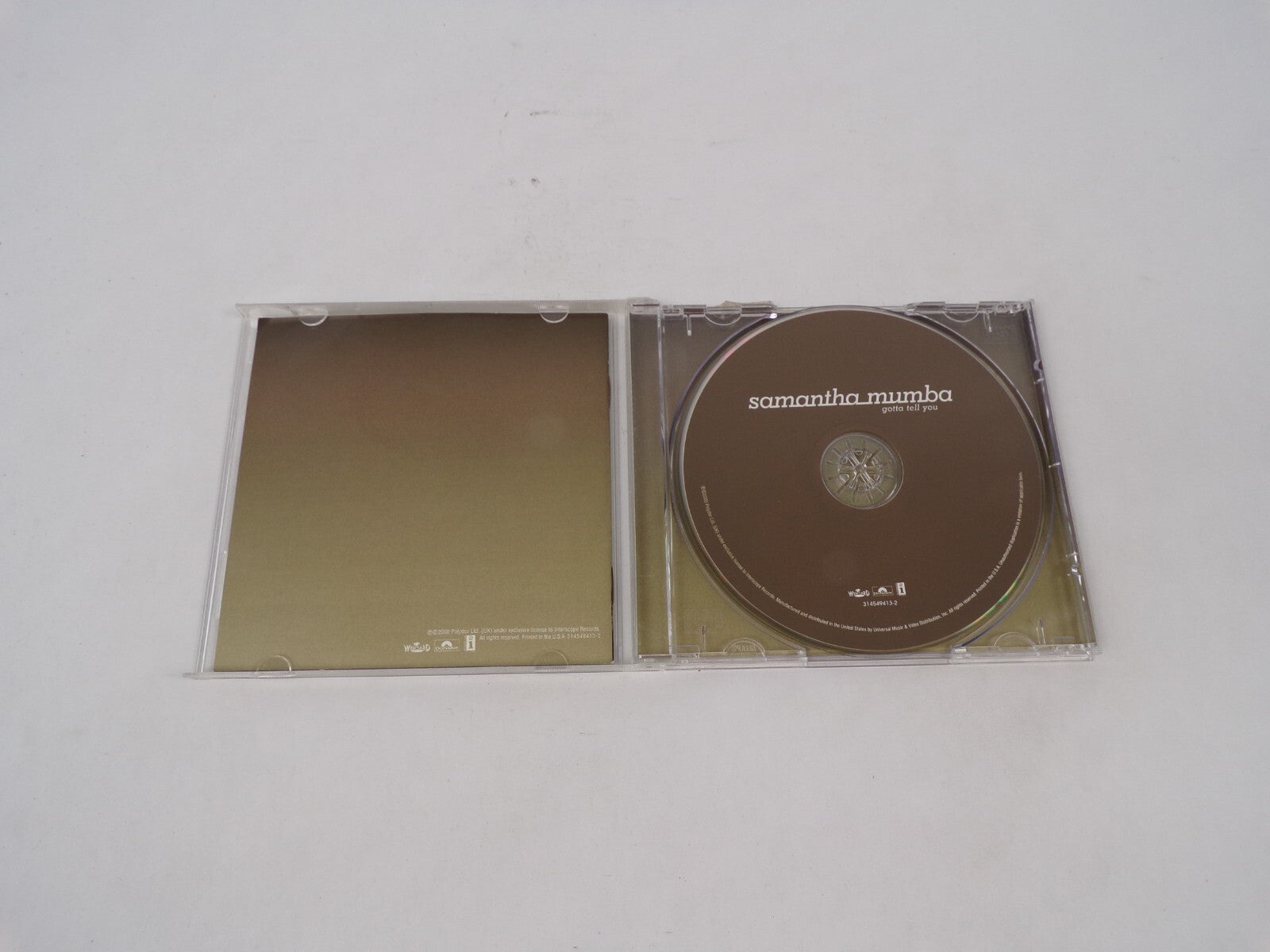 Samantha Mumba Gotta Tell You Body II Body Baby Come Over Isn't It Strange CD#68