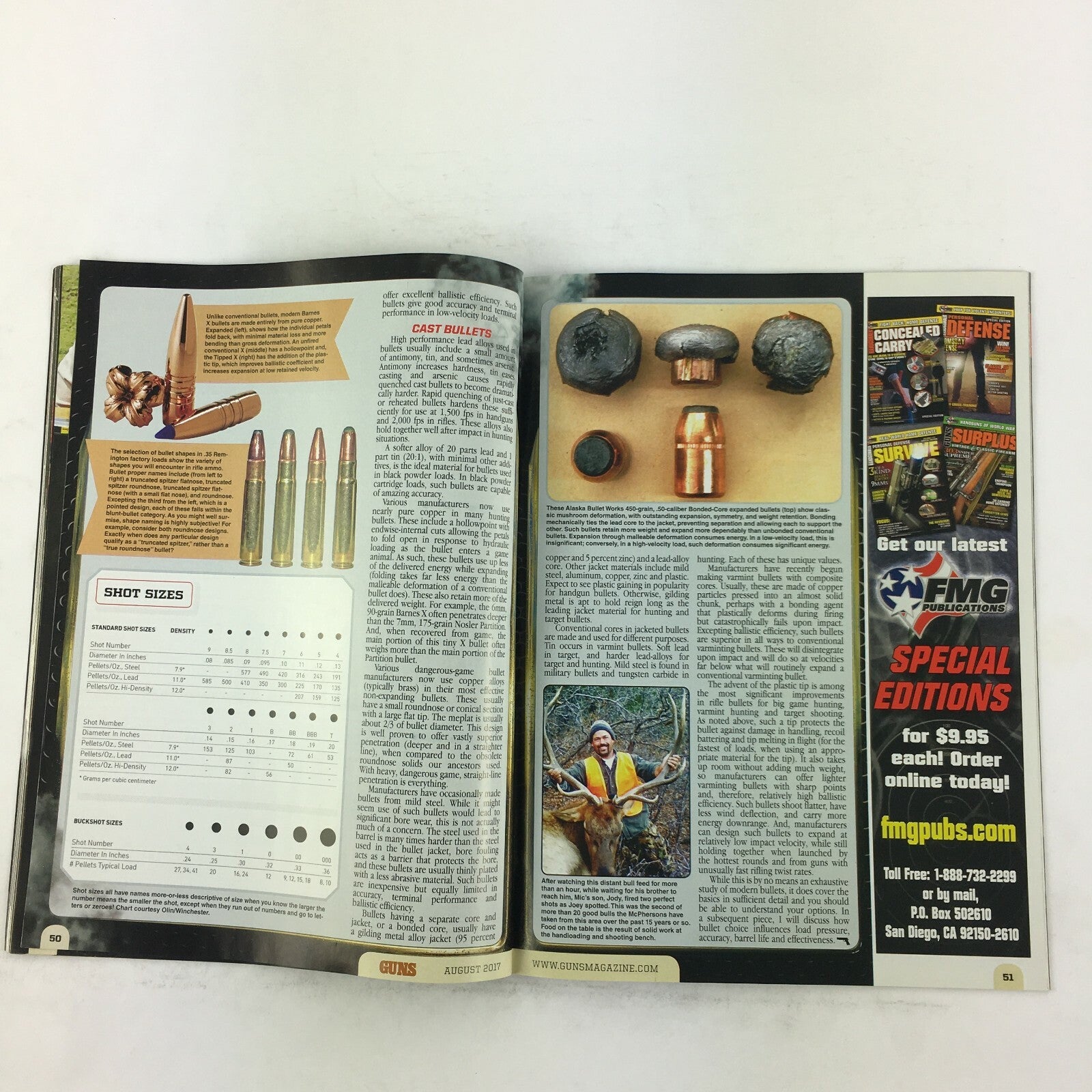 August 2017 Guns Magazine The 7.62 Repr MKII .44 Russian 9mm Compact Auto