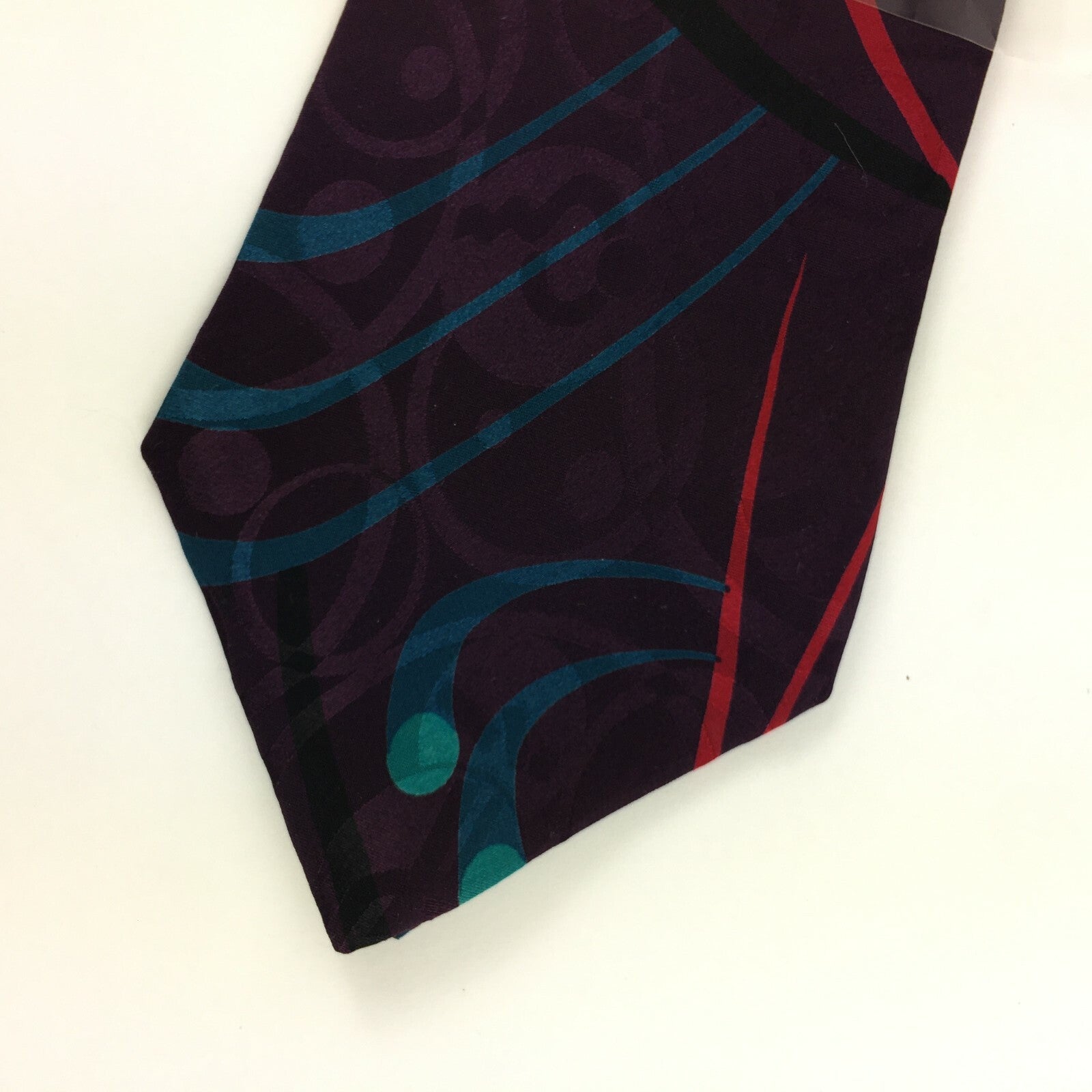 Genuine Adolfo 100% Silk Handmade Stylish Formal/Casual Tie Multi Coloured