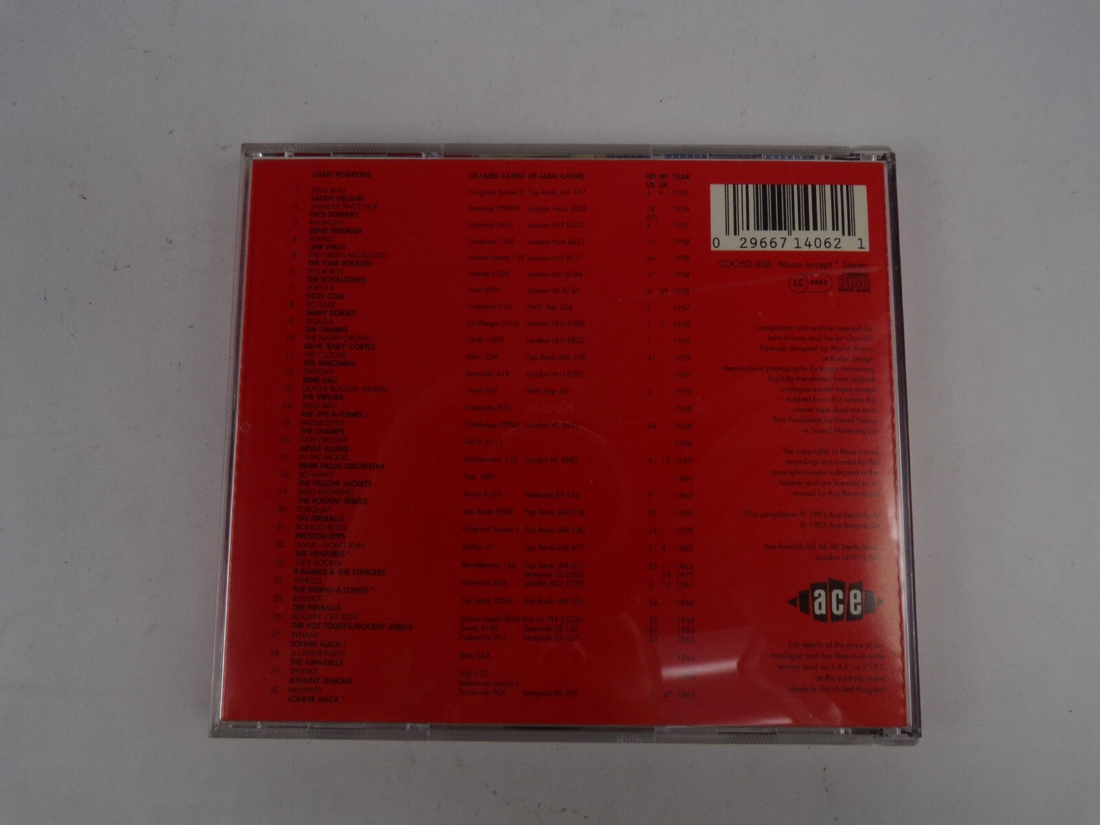 Teen Beat Instrumentals The Clouds Wild Bird So What Bulldog Tequila CD#40