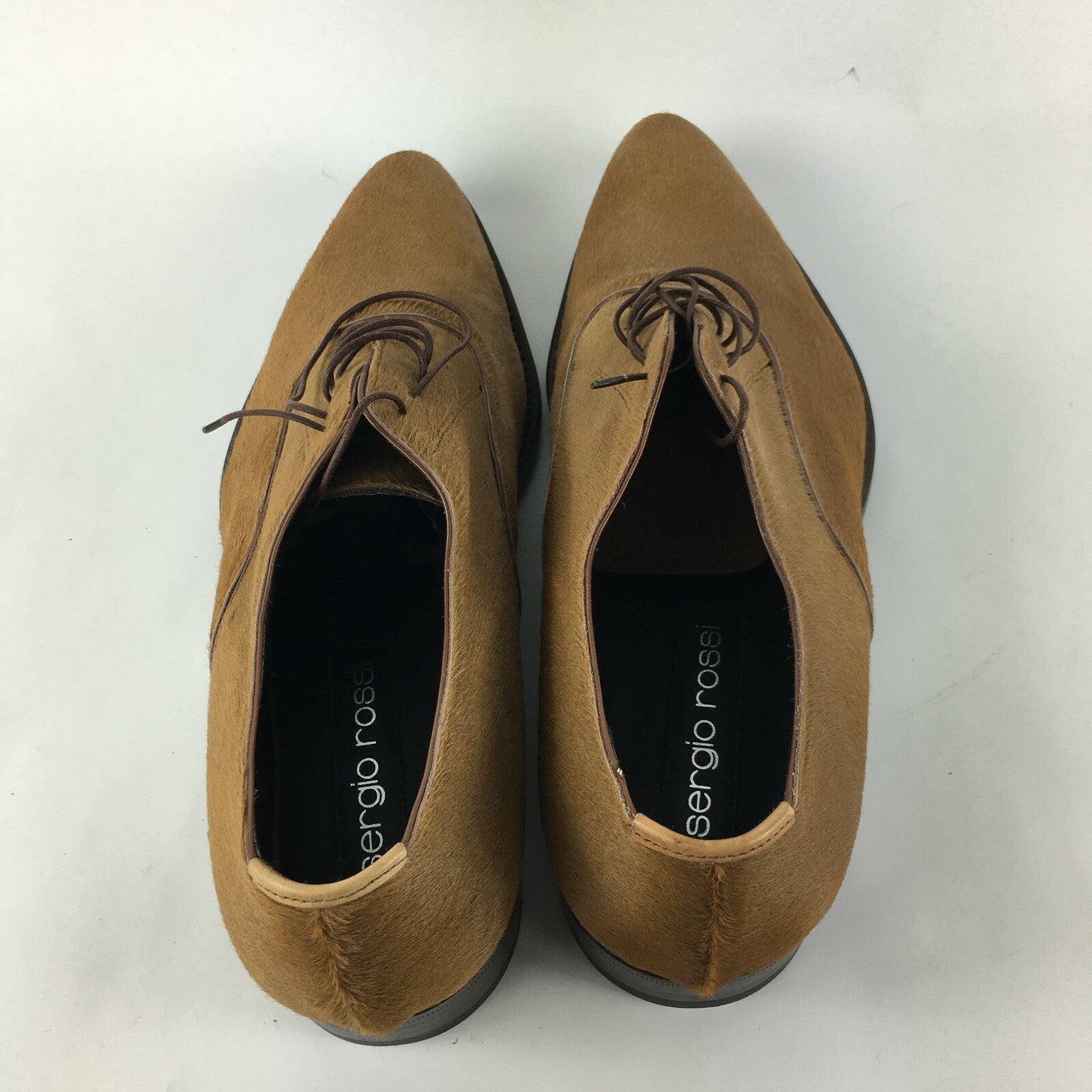 Genuine Sergio Rossi Stylish Brogue Dual-tone Shoes for Men Size  9½