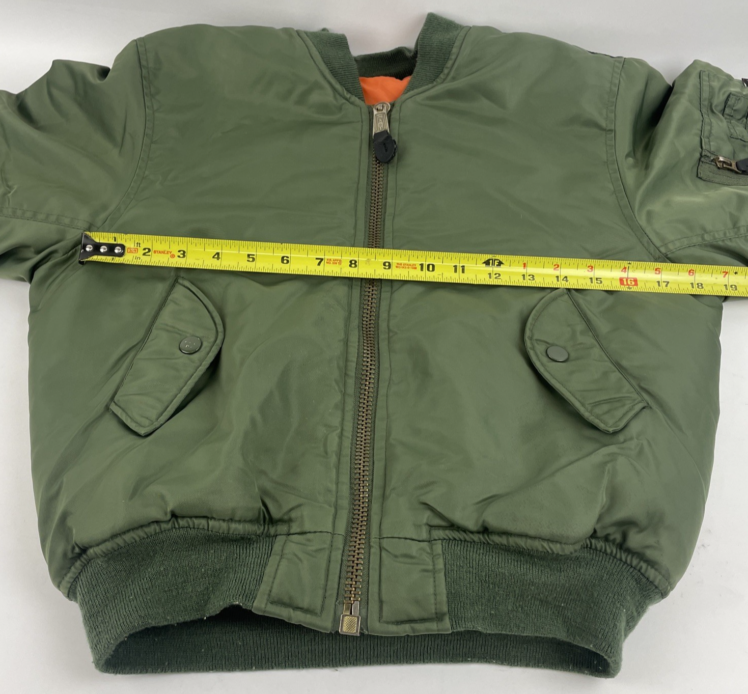 Very Rare Vintage Jacket Flight Bomber MA-1 Alpha Industries Vietnam Size Small