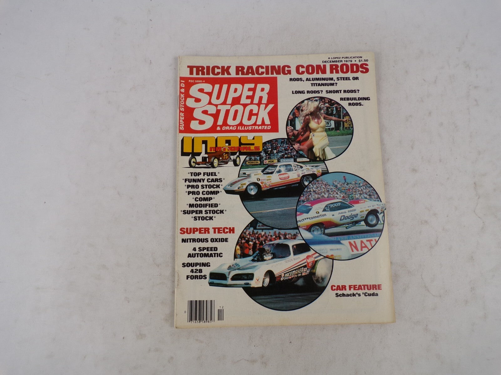 December 1979 Super Stock Trick Racing Con Rods INDY Nationals Rods, Aluminum,