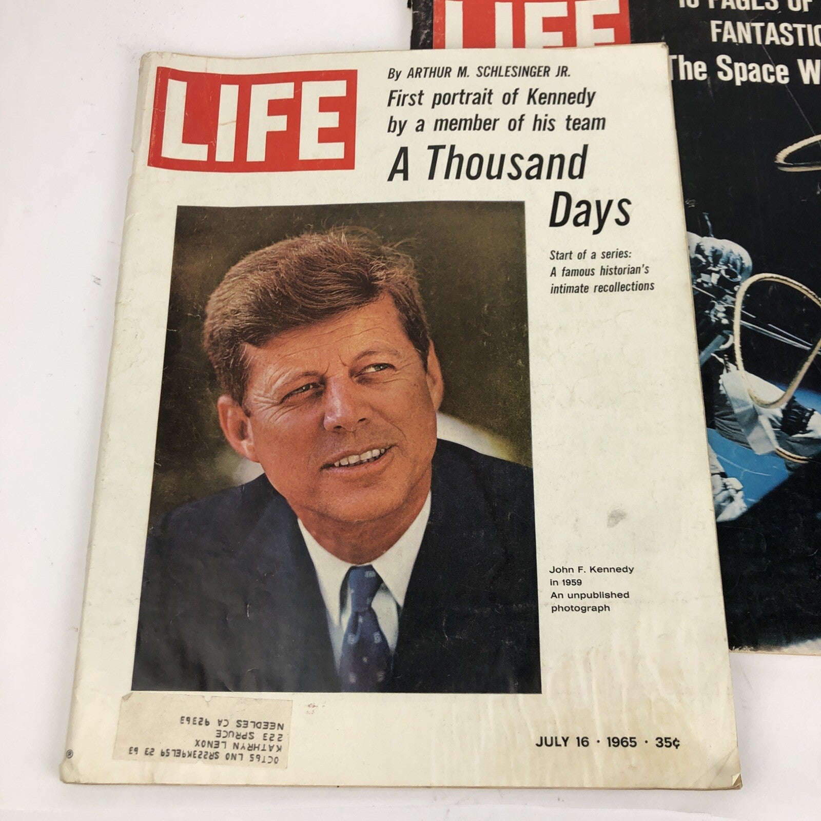 Lot of 3 1965 July 16 June 18 September 17 Life Magazine History  Space Kennedy