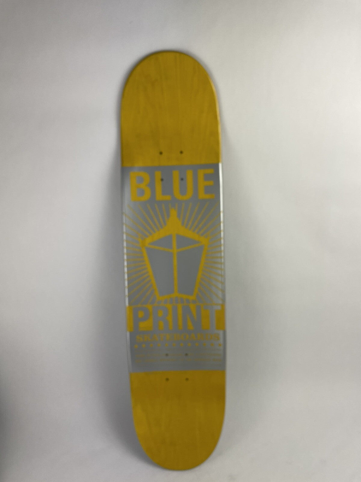 Blueprint Paul Shier Inheritance rare 8-inch hard rock maple skateboard deck.