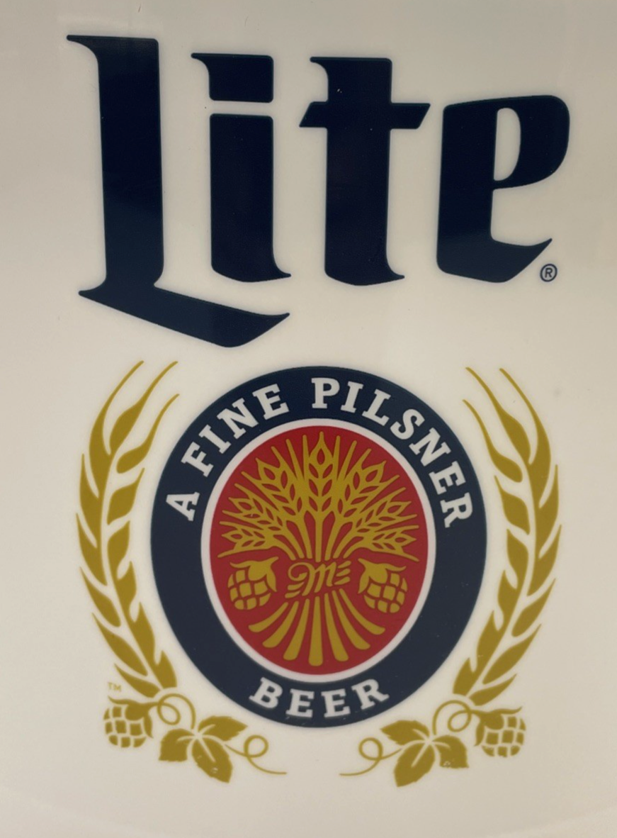 Lot of 10 MILLER LITE " A Fine Pilsner " Logo 5QT Plastic Ice Drinks Beer Bucket