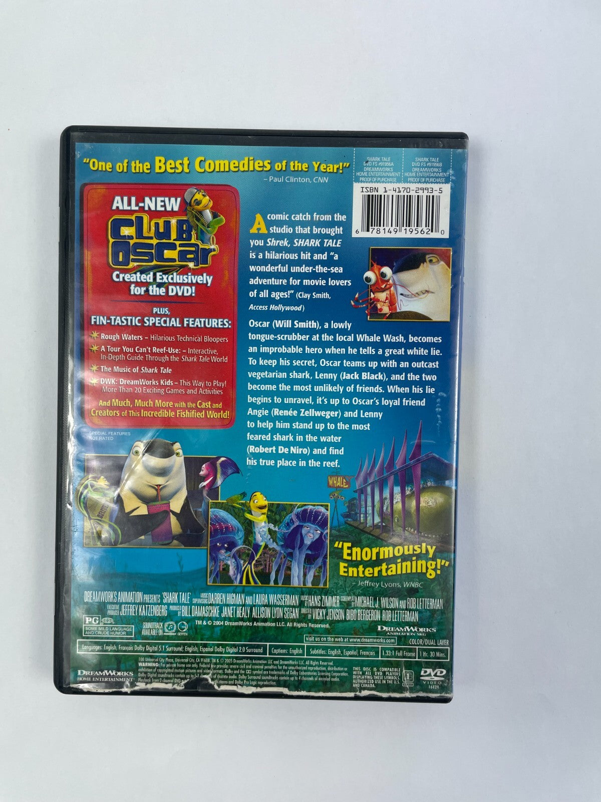 Shark Tale From The Studio That Brought You Shrek Michael J Wilson DVD Movie