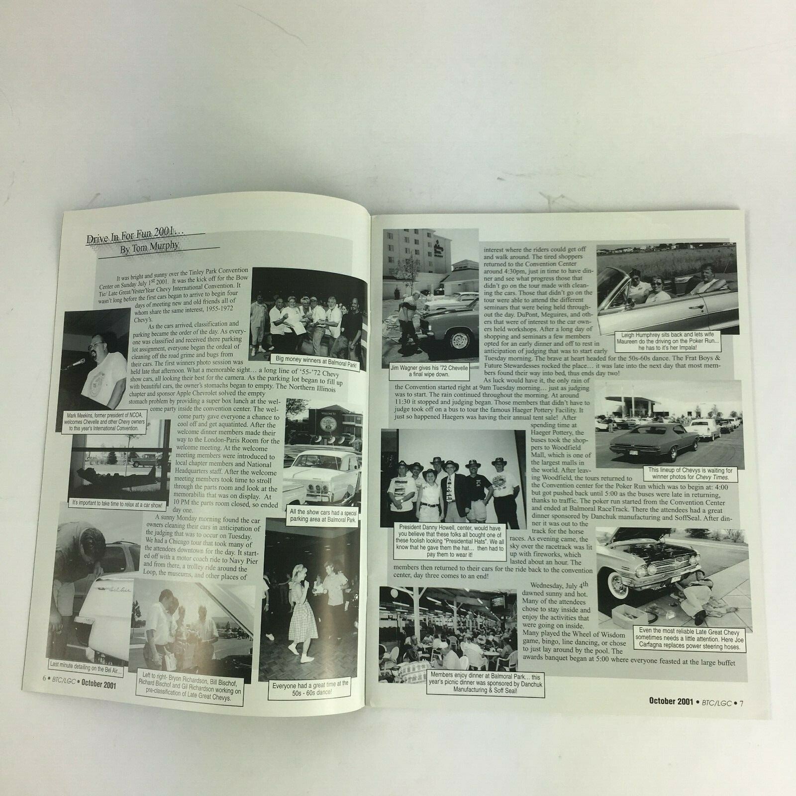 October 2001 Chevy Times Magazine Coverage 2001 International Convention 