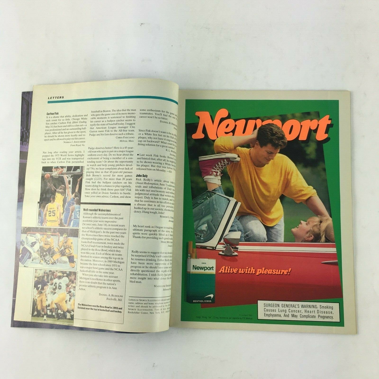 July 1993 Sports Illustrated Magazine Blue Plate Special Edition