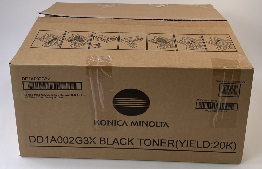 Konica Minolta DD1A002G3X, TN-219 Black Toner Cartridge 20K,  BIZHUB 25E OEM 