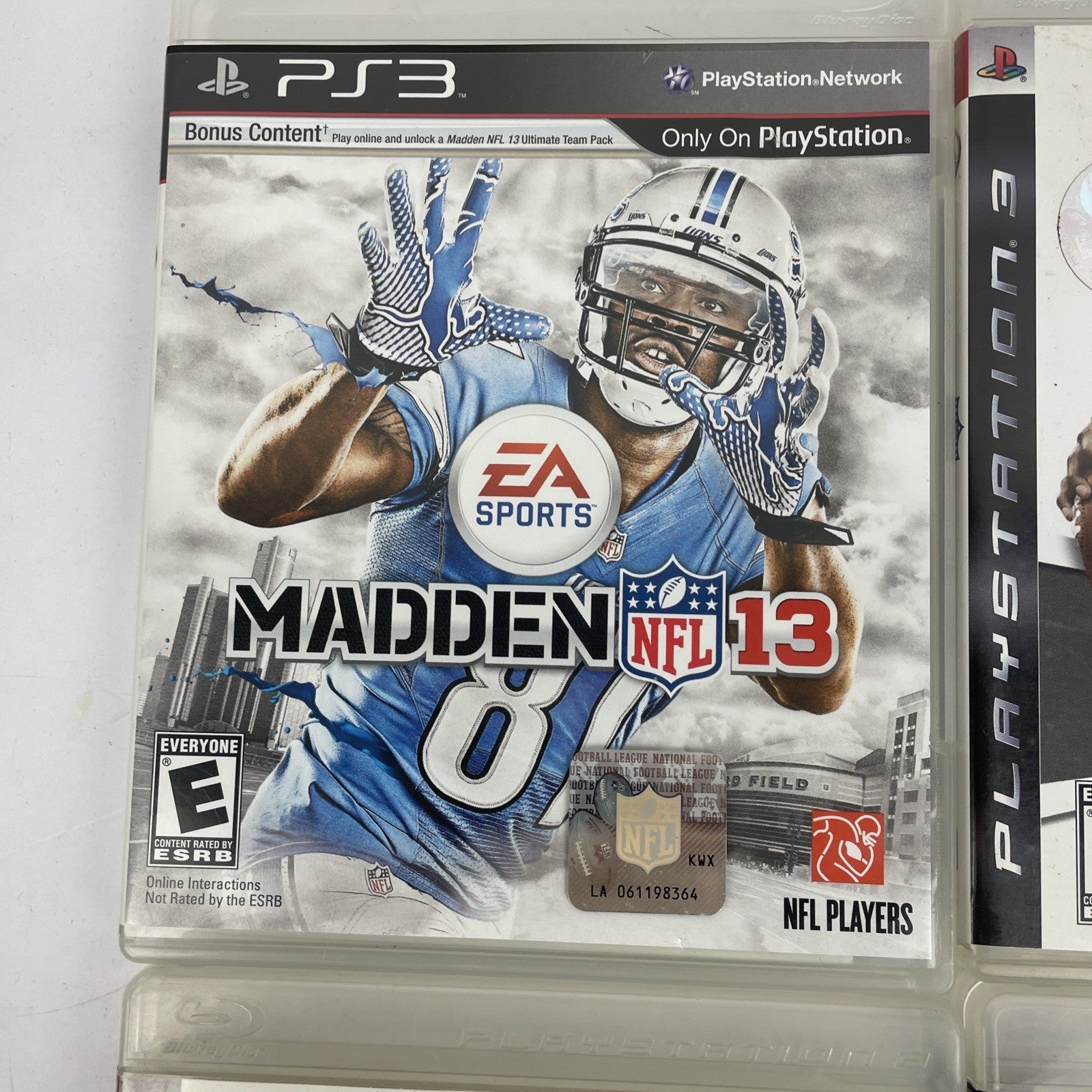 Lot of 9 PS3 Playstation 3 Sports Video Games Madden NBA NHL FIFA MLB Champions