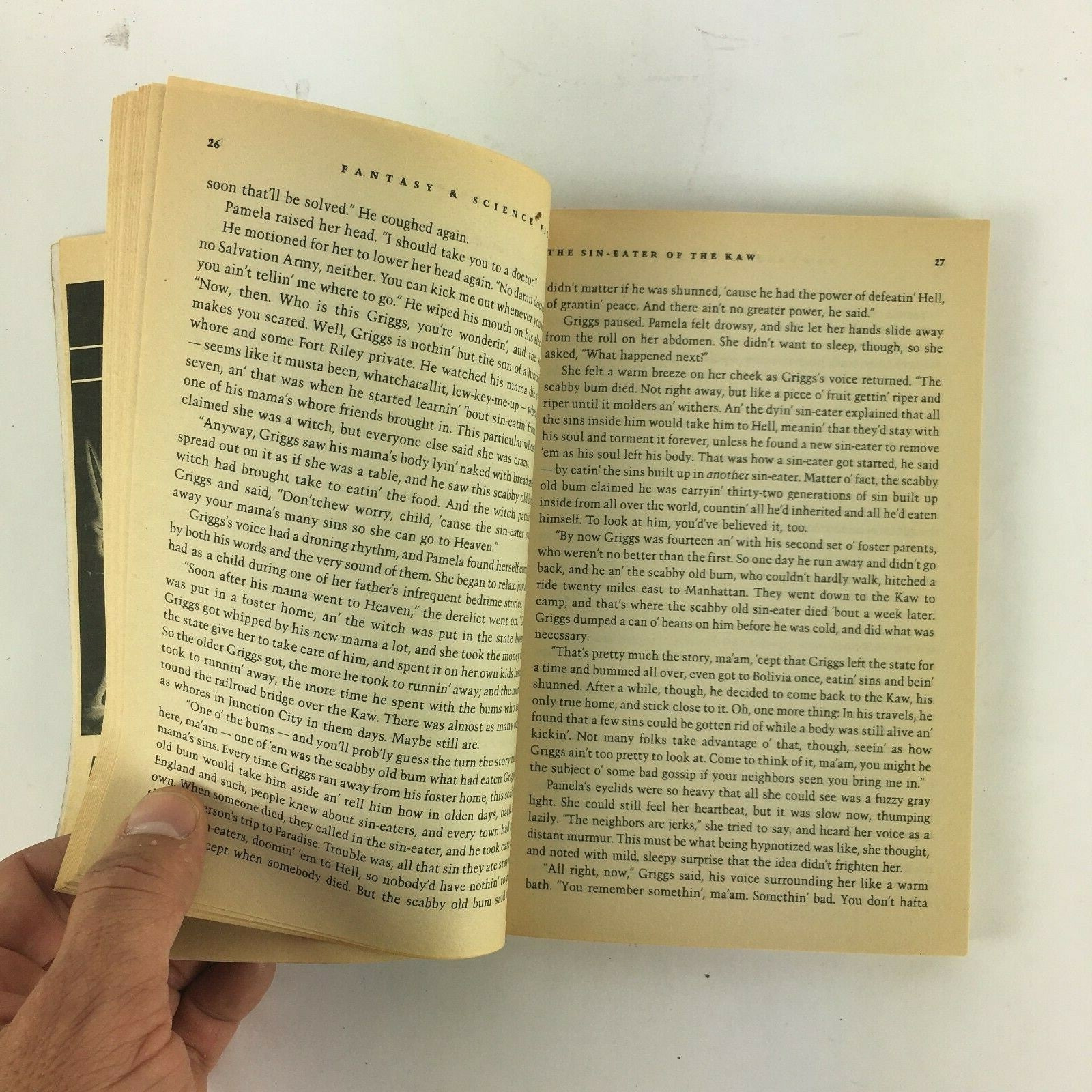 June Fantasy & Science Fiction The SinEater of the Kaw BradleyDenton AlgisBudrys