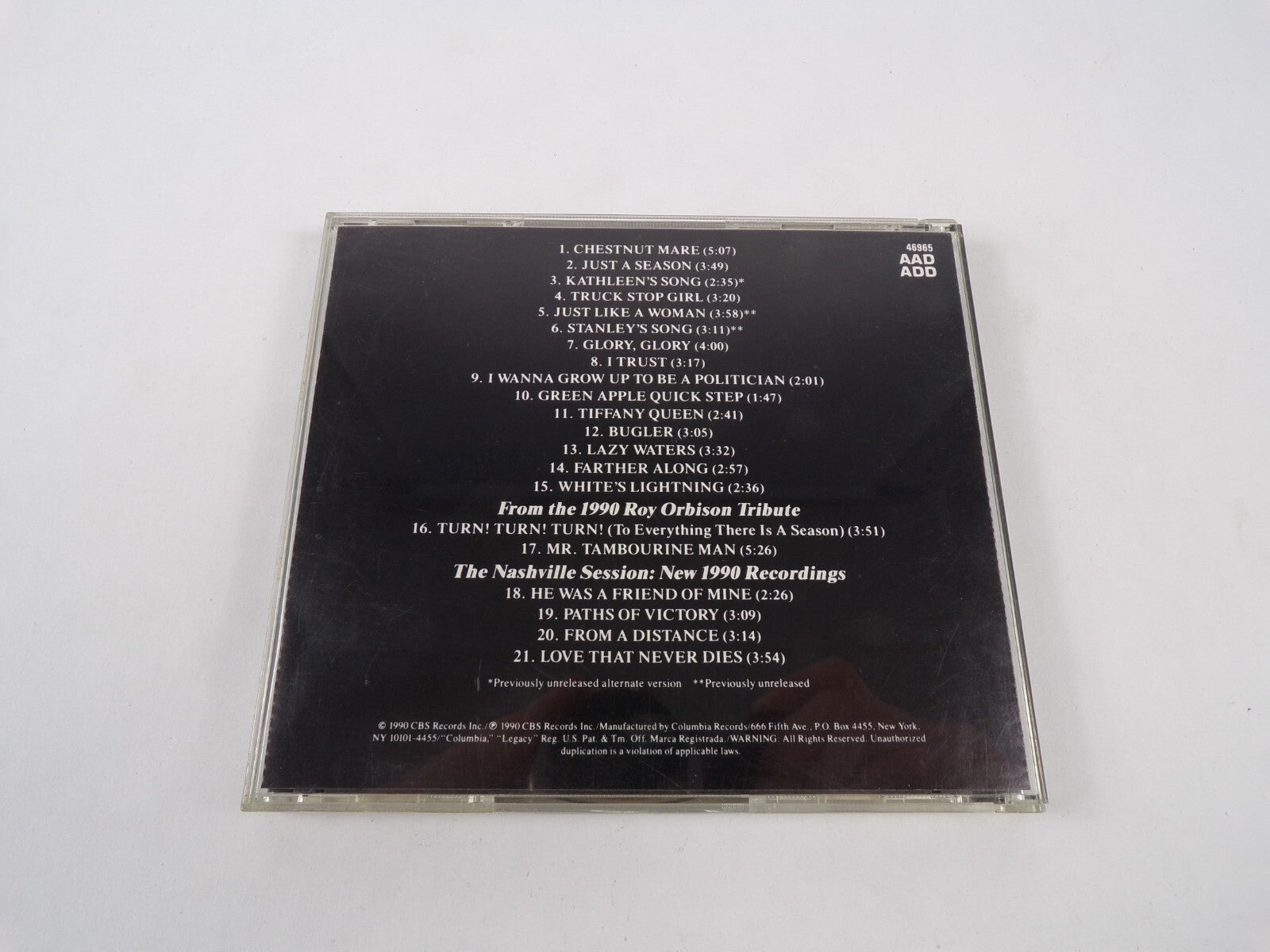 The Byrds Final Approach Chestnut Mare Just A Season Kathleen's Song Truck CD#46