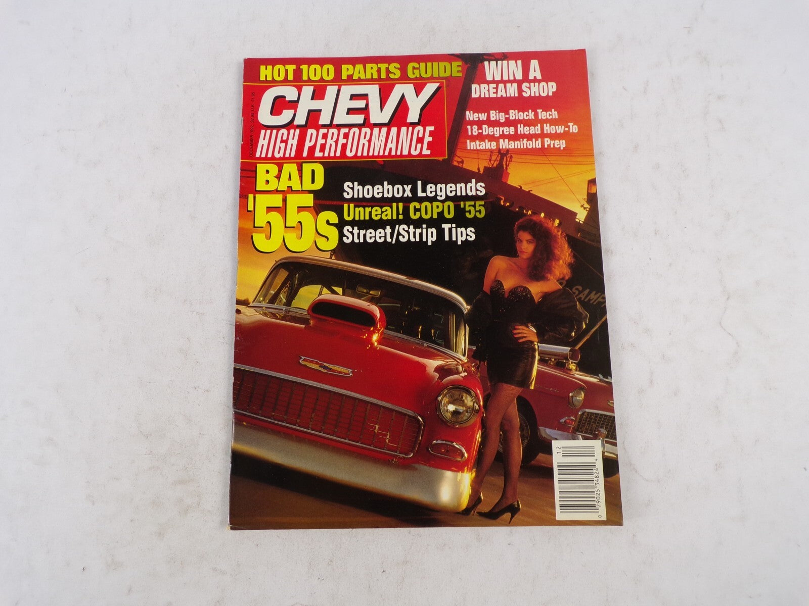December 1992 Chevy High Performance Bad '55s Hot 100 Parts Guide Shoebox Legend