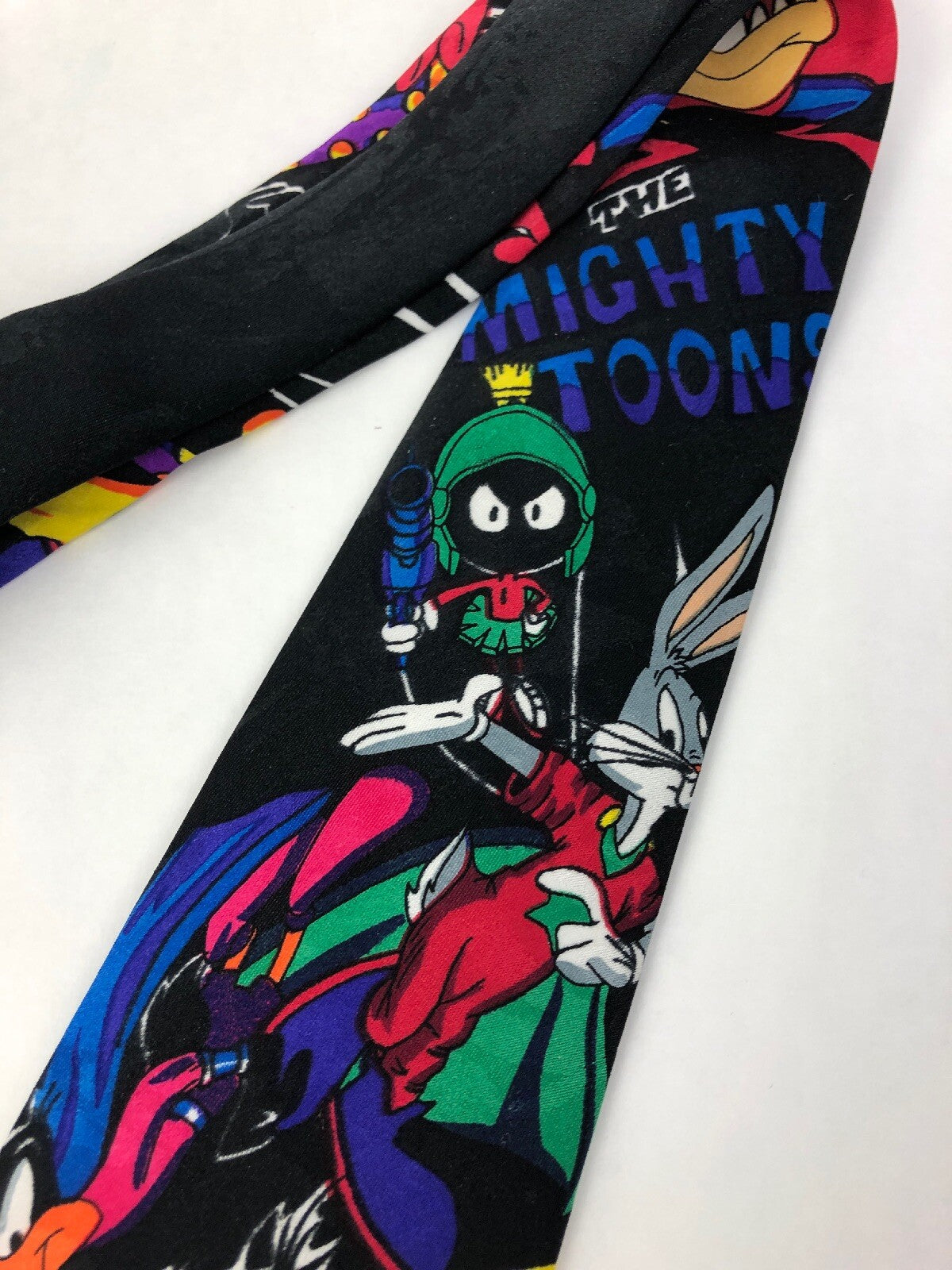 Looney Tunes Mania The MIGHTY TOONS  Necktie Bugs Daffy Marvin The Martian Taz