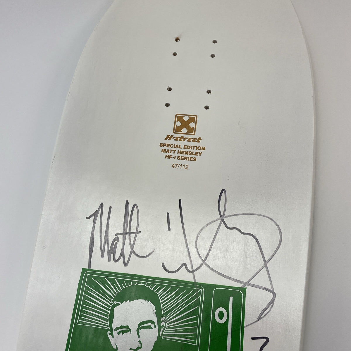 Matt Hensley H-STREET " Eagle * King Size Special Edition Skateboard Deck Signed