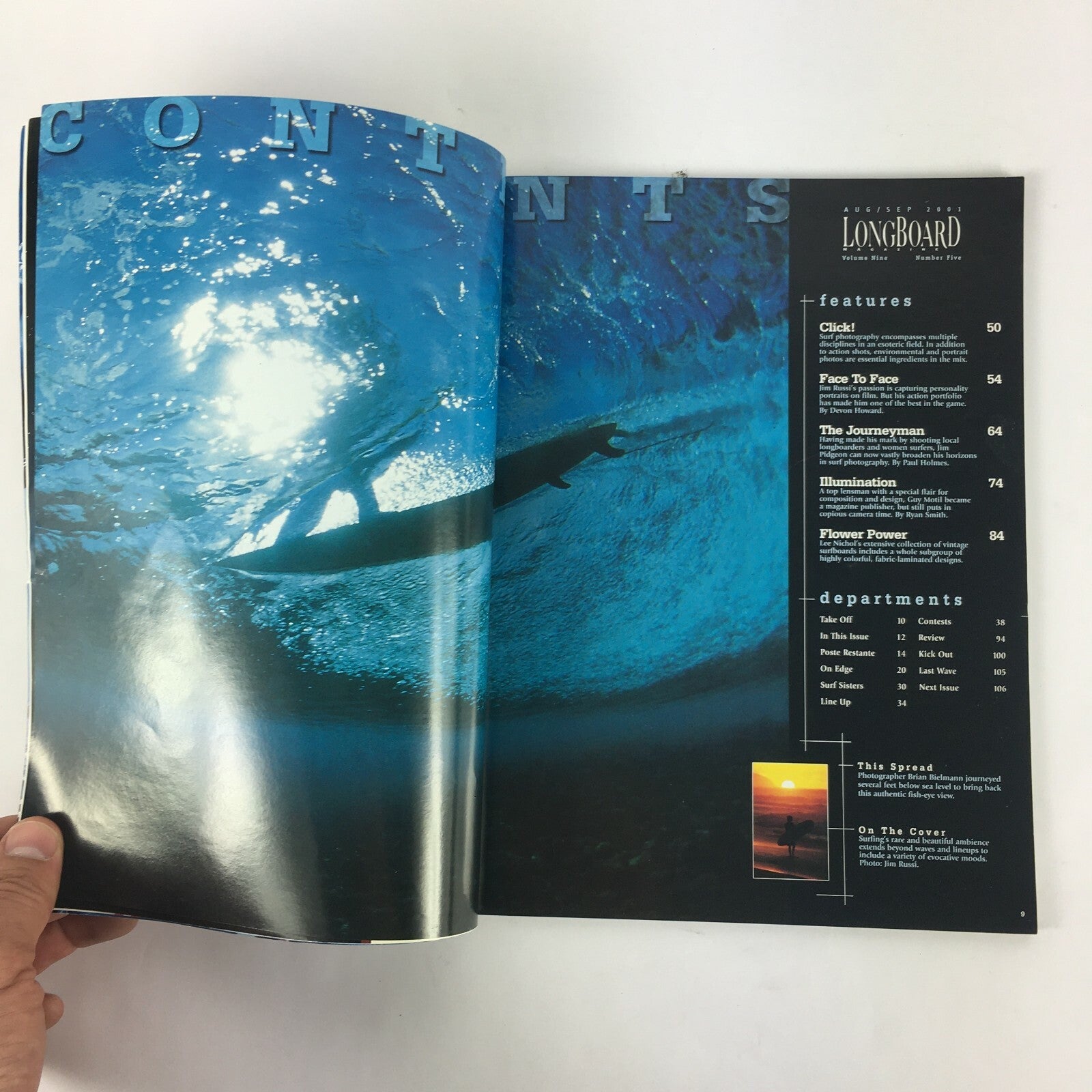 September 2001 Longboard Magazine Summer Photo Special Costa Rica Contests