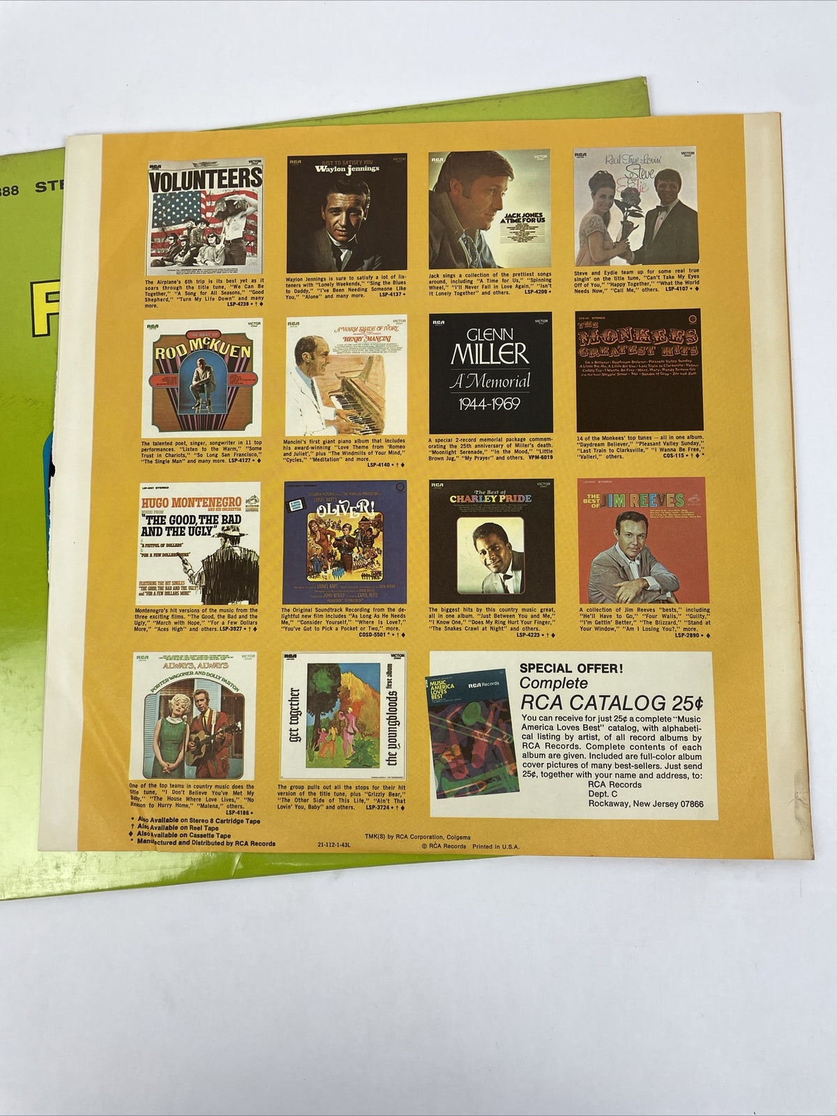 Floyd Cramer – The Best Of Floyd Cramer Vinyl LP Record Album LSP-2888