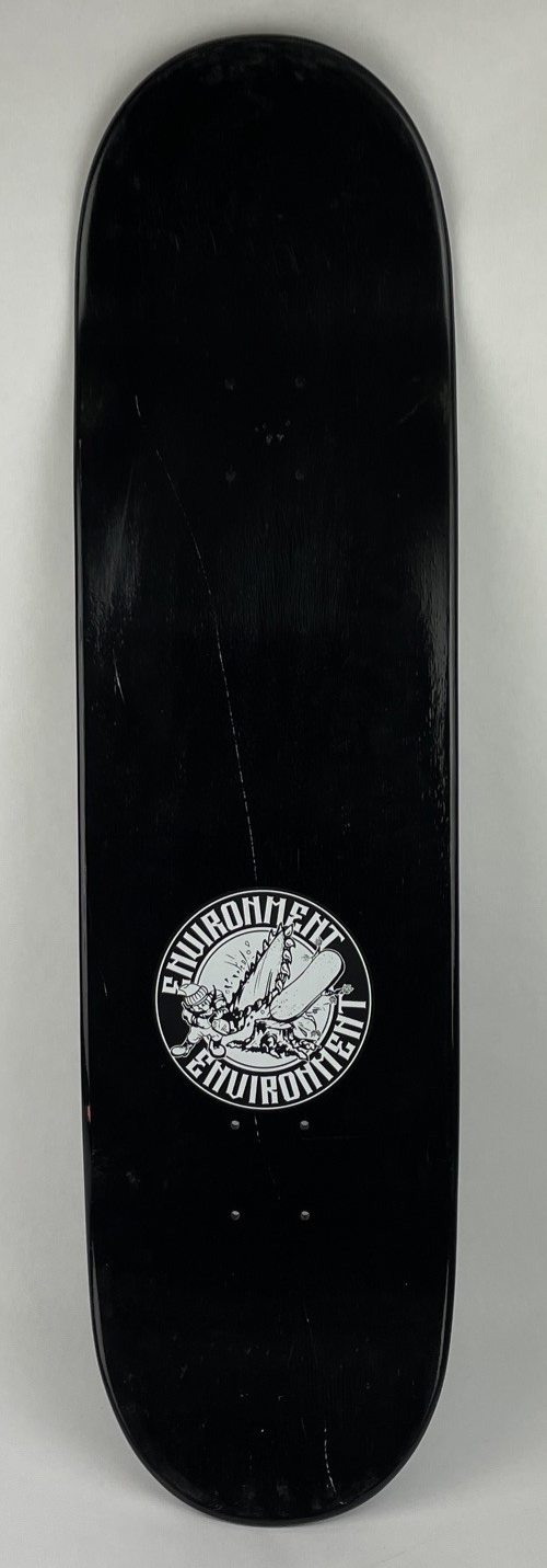 " El Jefe "  The Ripper - Blackout Full Dip Skateboard 8.75" x 32.5"  Deck Blem