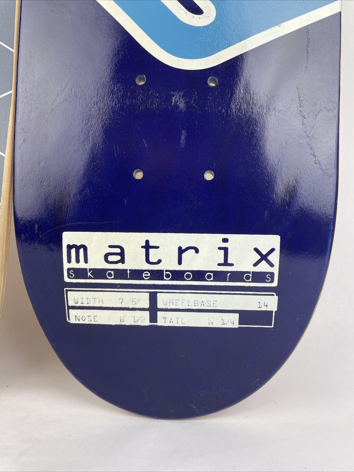 Vintage MATRIX SKATEBOARDS Argentina lot of 2 Skateboard Decks Circa 1998 - RARE