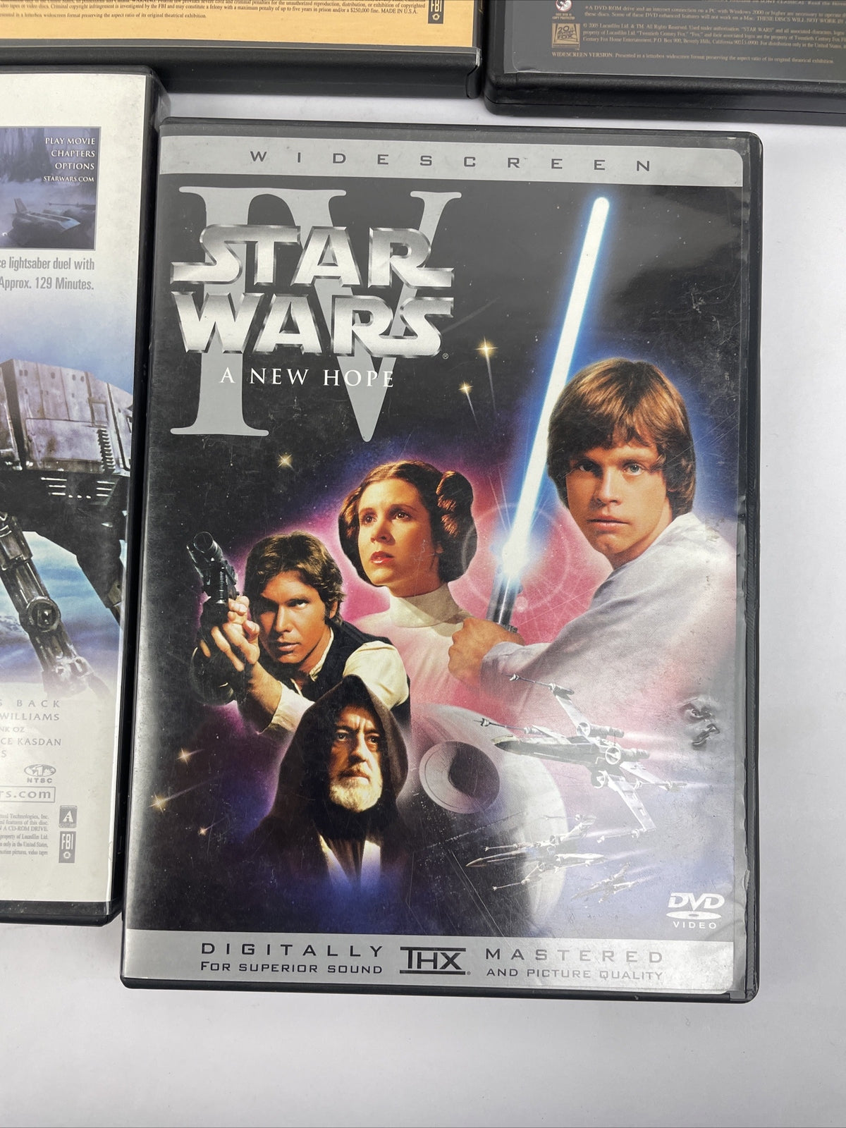 5 x Star Wars DVD - I , II , III , IV , V  THX  Digitally Mastered - Guaranteed