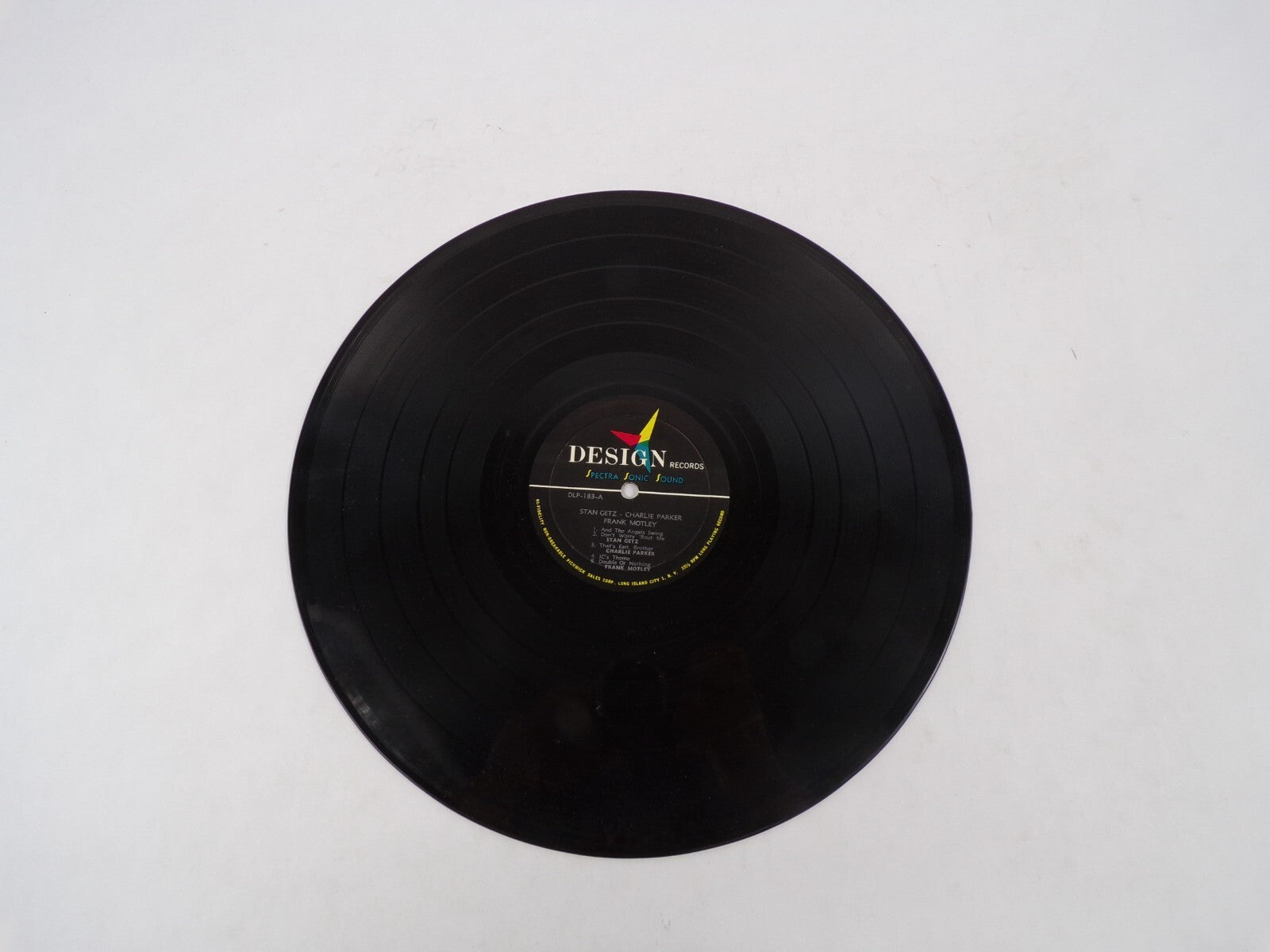 Charlie Parker Stan Getz Wardell Gray And The Angels Swing Vinyl Record