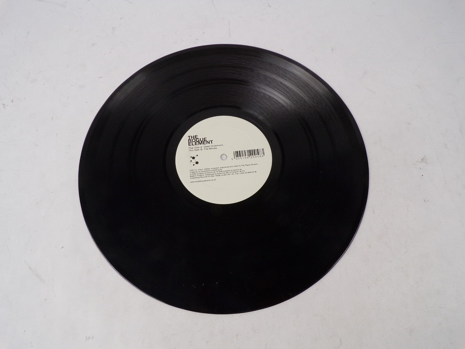 The Bogue Element Dead Drummers. The Moves. Combatwax G Breaks Vinyl Record