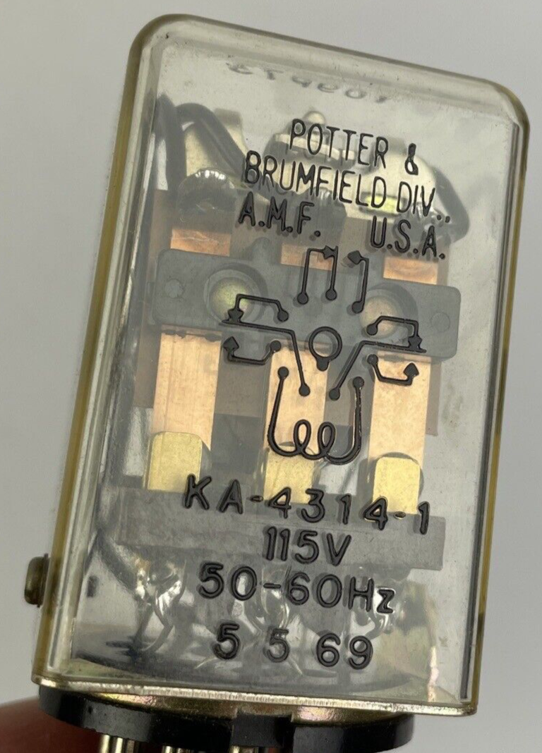 Potter & Brumfield Division U.S.A. KA-4314-1  50-60Hz 115V  5 5 69 NOS - LOOK