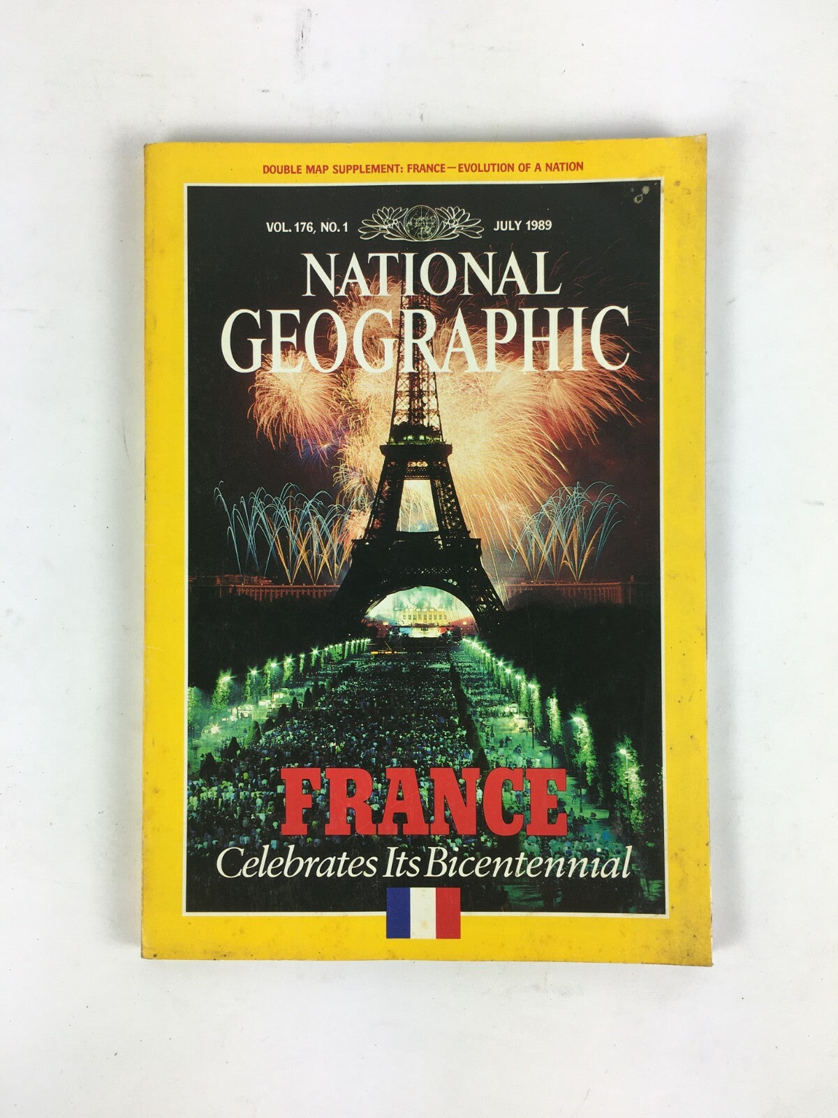 July 1989 National Geographic Magazine France Celebrates Its Bicentennial