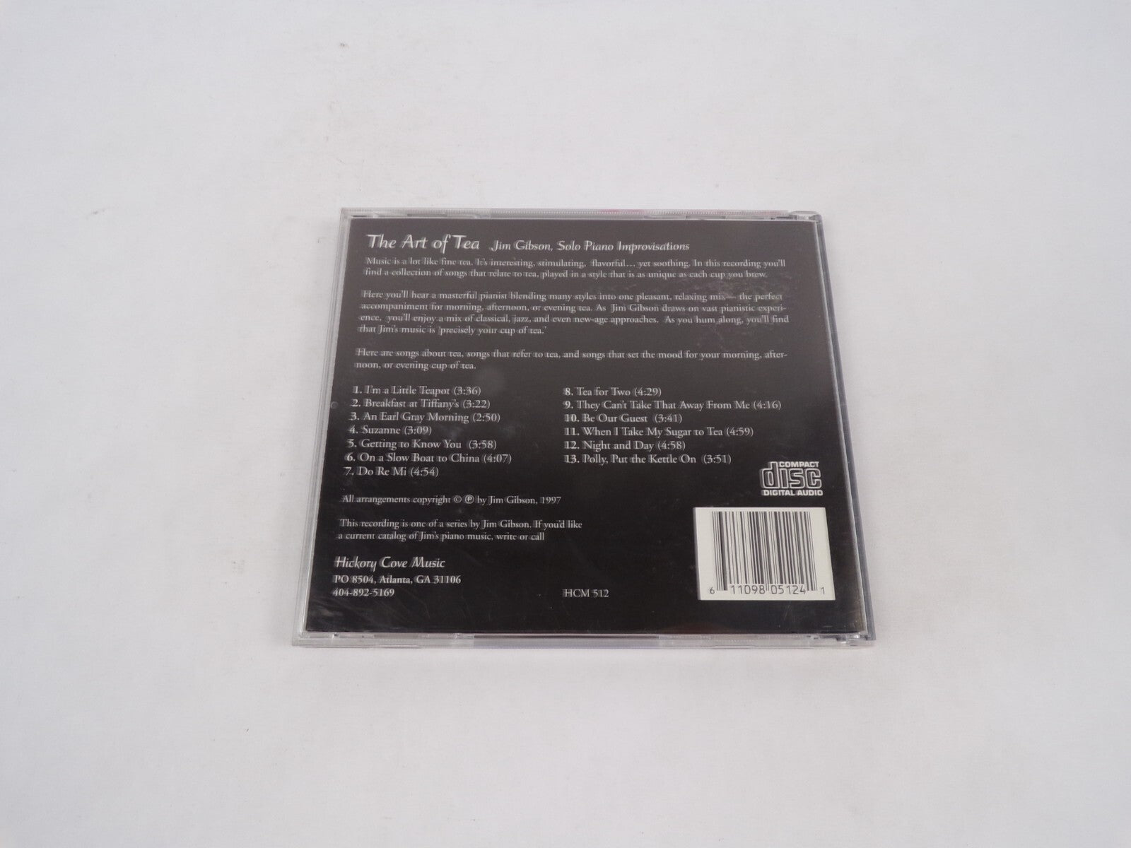 The Art Of Tea Jim Gibson, Sold Piano Soothing Music To Complement The PerfCD#70