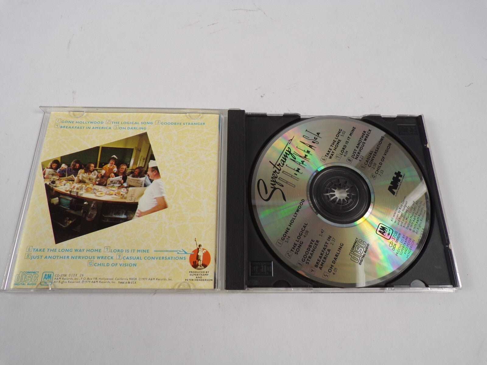 Supertramp Breakfast In America CD-3708 Gone Hollywood Oh Darling CD#47
