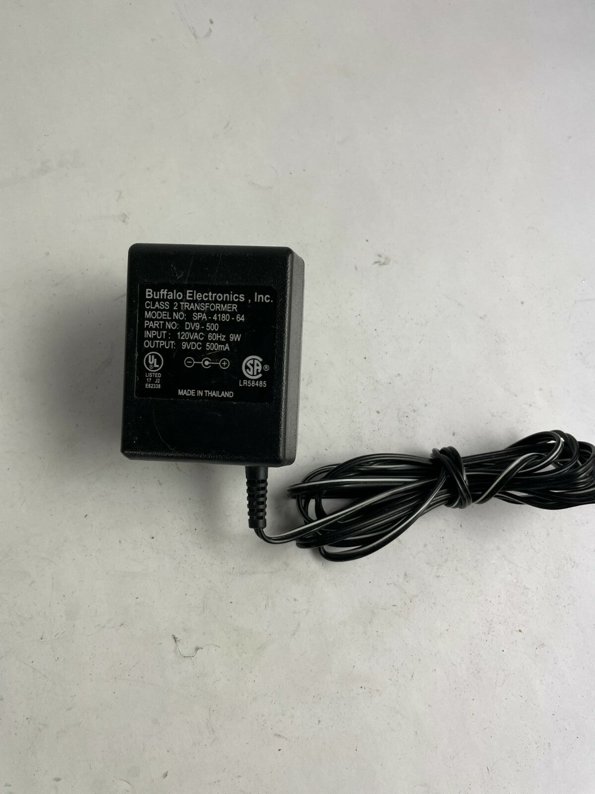 Genuine SPA-4180-64 Ac Adapter Output 9 V 0.5 A Power Supply Adapter A97