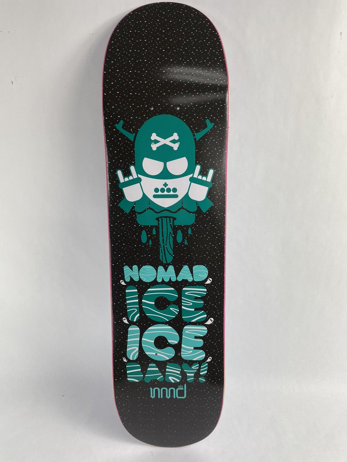 Nomad skateboards - ICE ICE BABY deck GREEN Hard rock maple 8" with grip