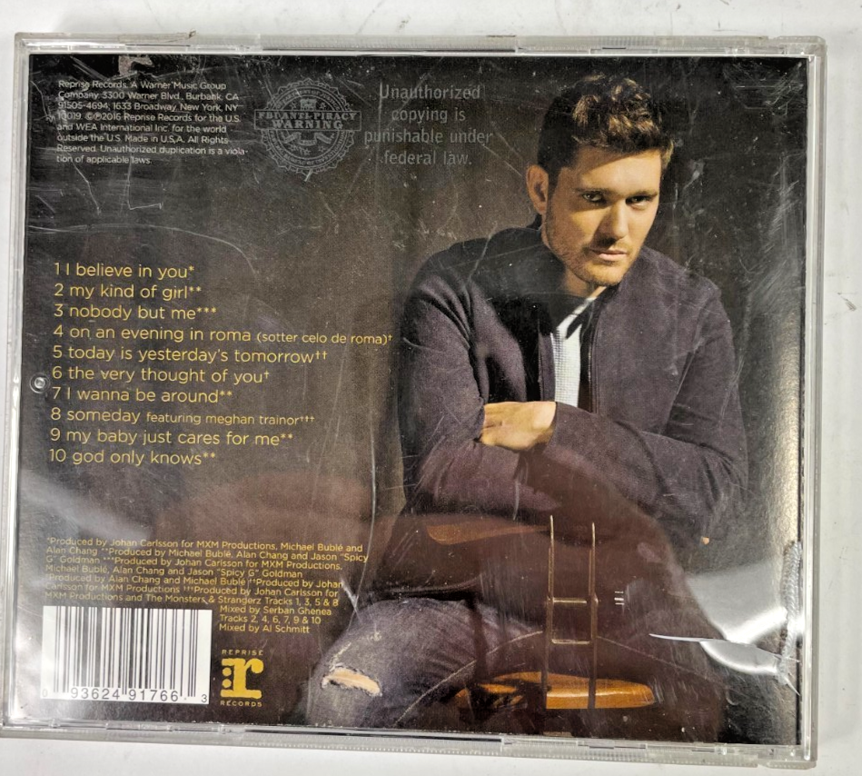 Michael Bublé Nobody But Me Digital Audio CD Reprise Records 2016