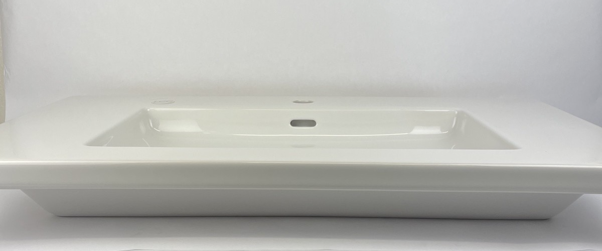 OEM Laufen Designer Washbasin Bathroom Sink EN14688 Austria OD 35.25" x 19" x 5"