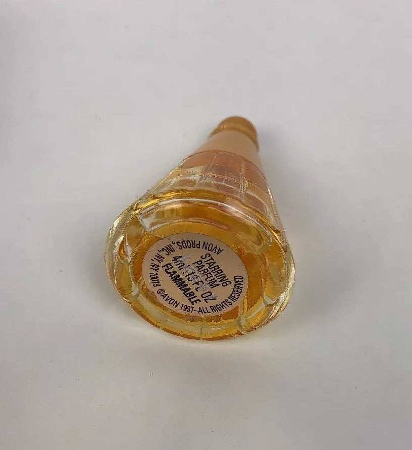 RARE Vintage AVON STARRING Parfum Miniature .13 FL OZ NOS Purse Travel