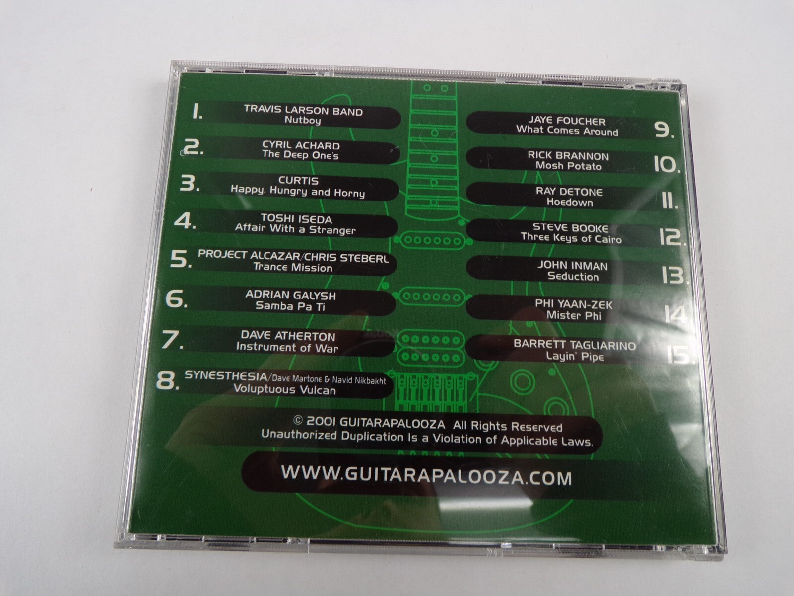 Guitarapalooza Volume 2 Travis Larson Band Nutboy Ray Detone Hoedown CD#26