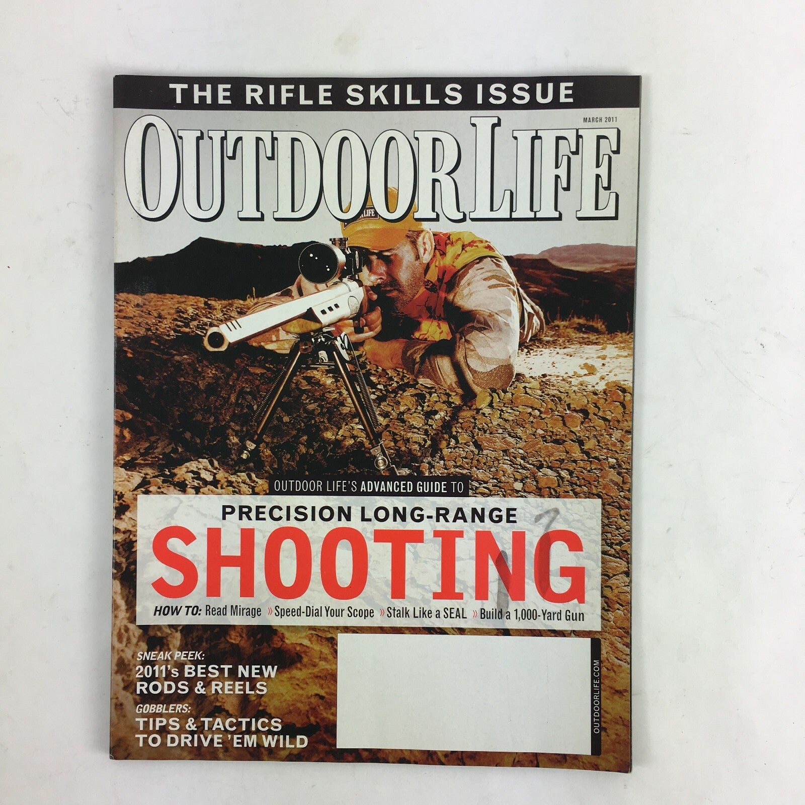 March 2011 Outdoor Life Magazine Precision Long Range Shooting Rods & Reels