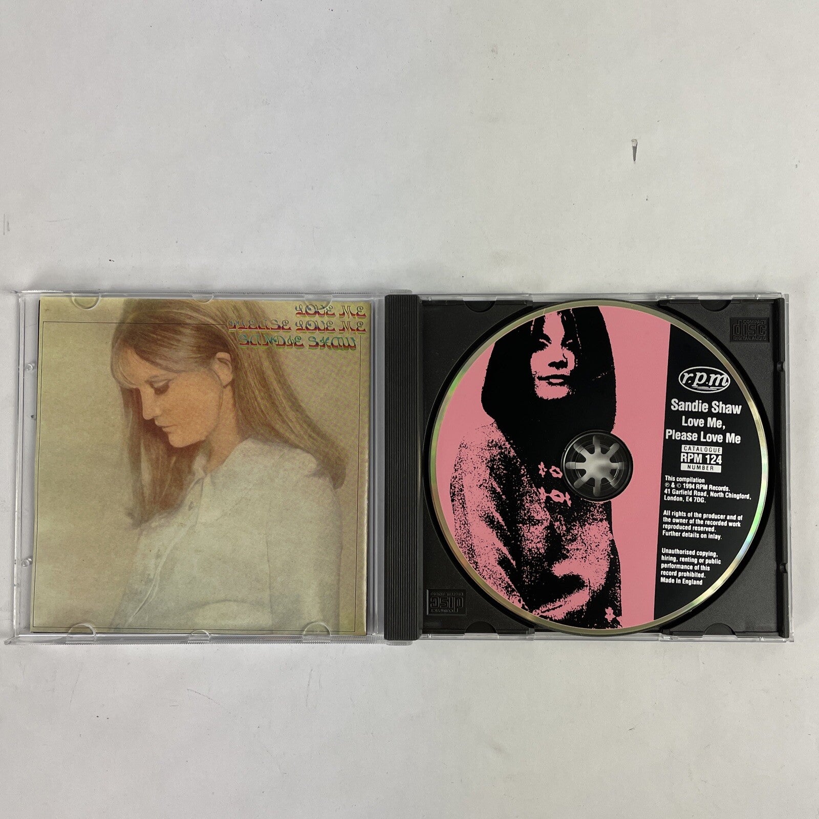 Sandie Shaw - Love Me Please Love Me CD (Apr-1994, Rpm) #20