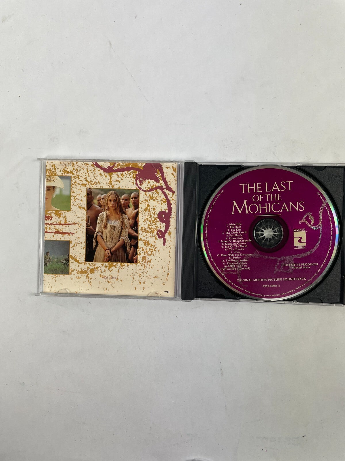 The Last Of The Mohicans Main Title Elk Hunt THe Kiss The Glade Part II CD#72