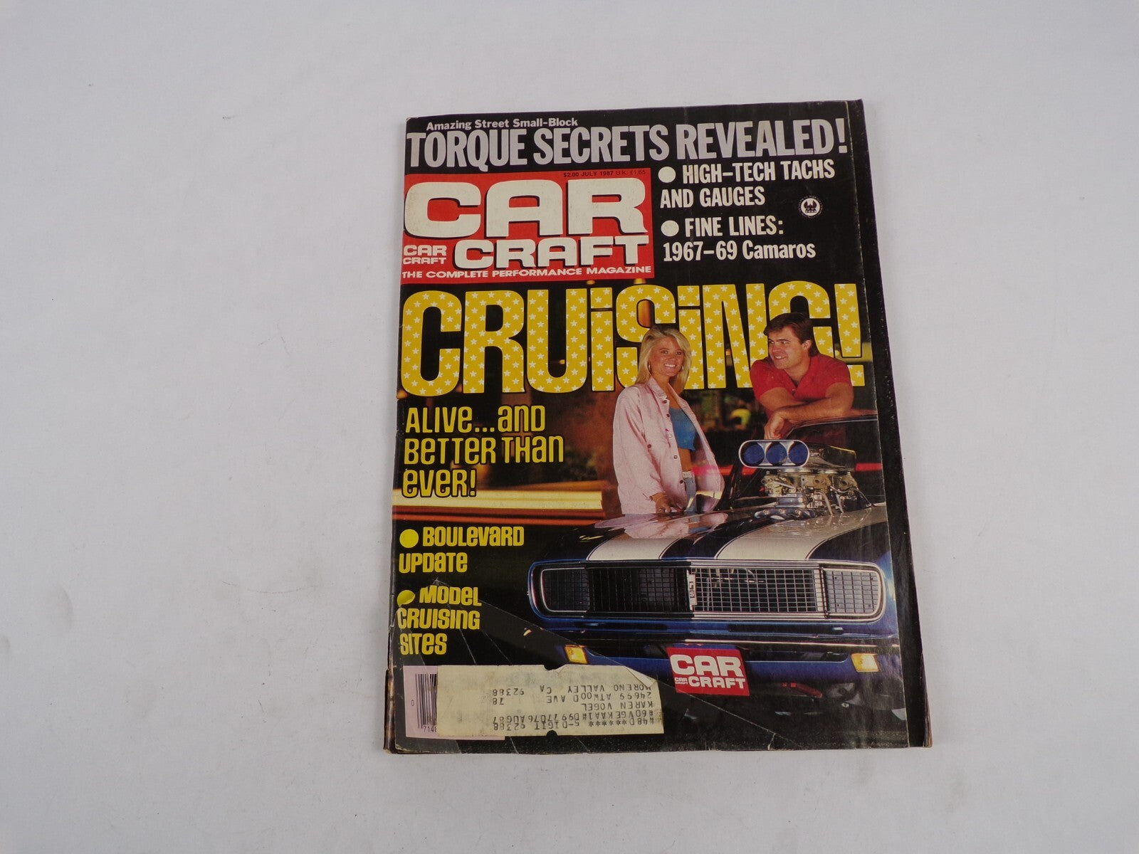 July 1987 Car Craft Torque Secrets Revealed! High-Tech Tachs And Gauges Fine Lin