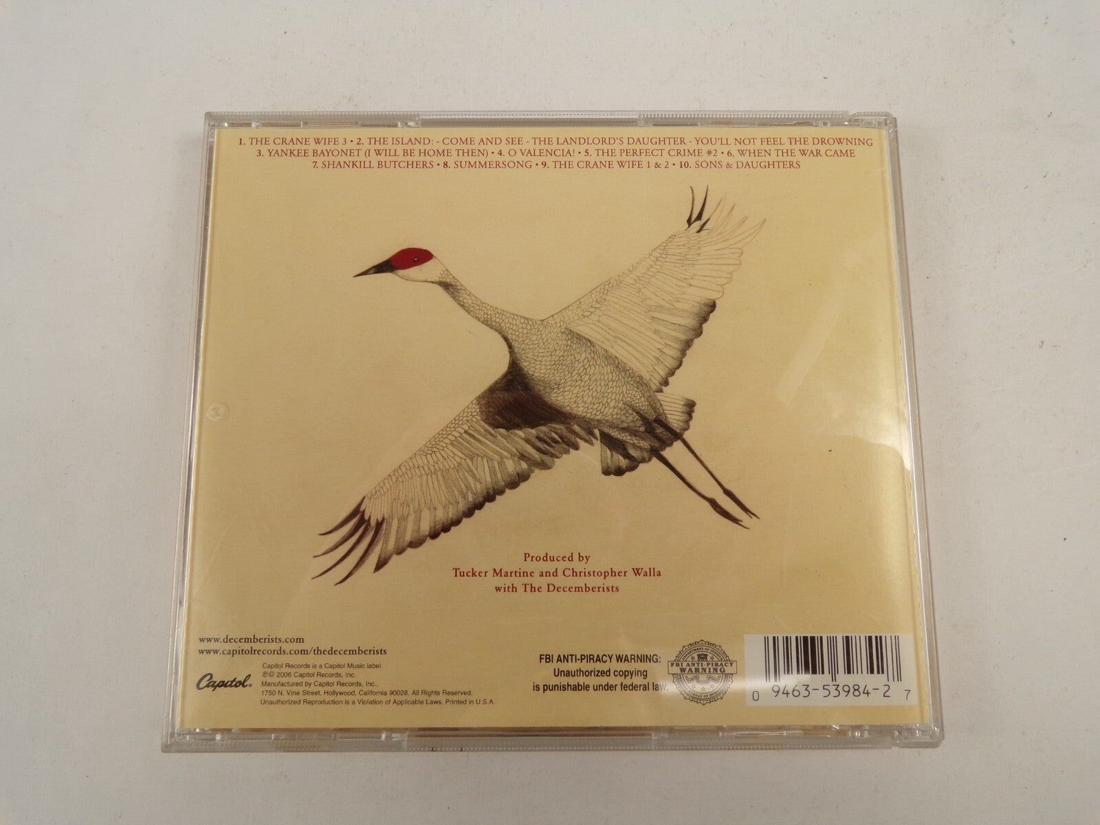 The Decemberists The Crane Wife The Crane Wife Sons & Daughters CD#45