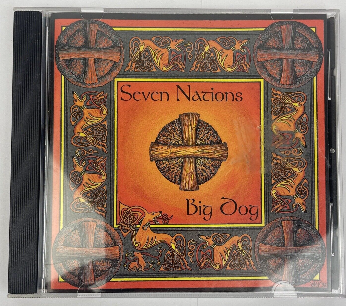 SEVEN NATIONS - Big Dog Digital Audio CD w/ Case, Art 1996 SN Records -  S