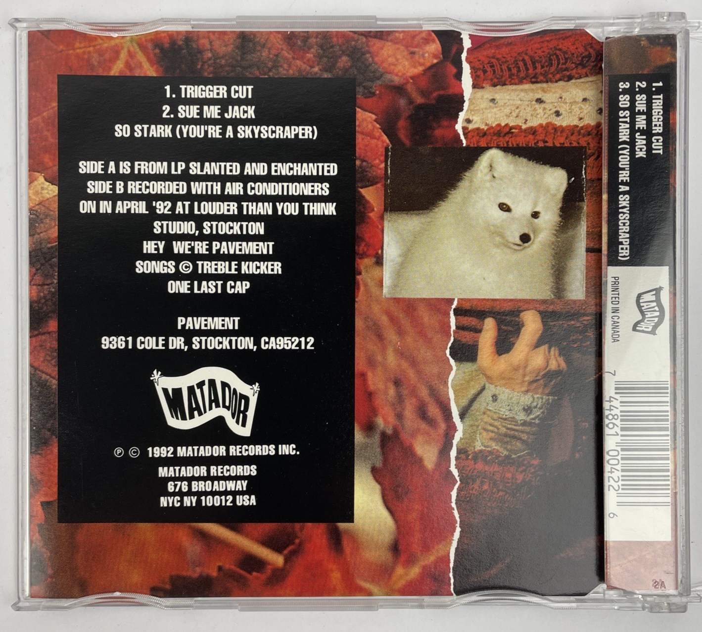 " PAVEMENT "  Trigger Cut  Plus 2 Maxi Single by Pavement CD 1992 Matador     #1