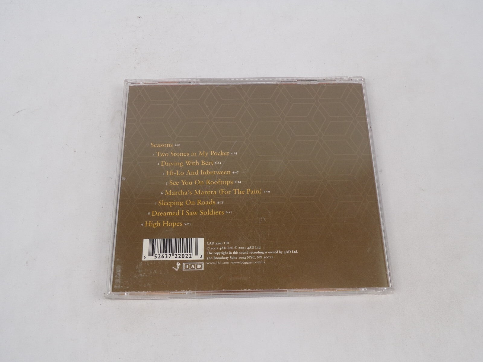 Neil Halstead Sleeping On Roads Seasons High Hopes Driving With Bert CD#71