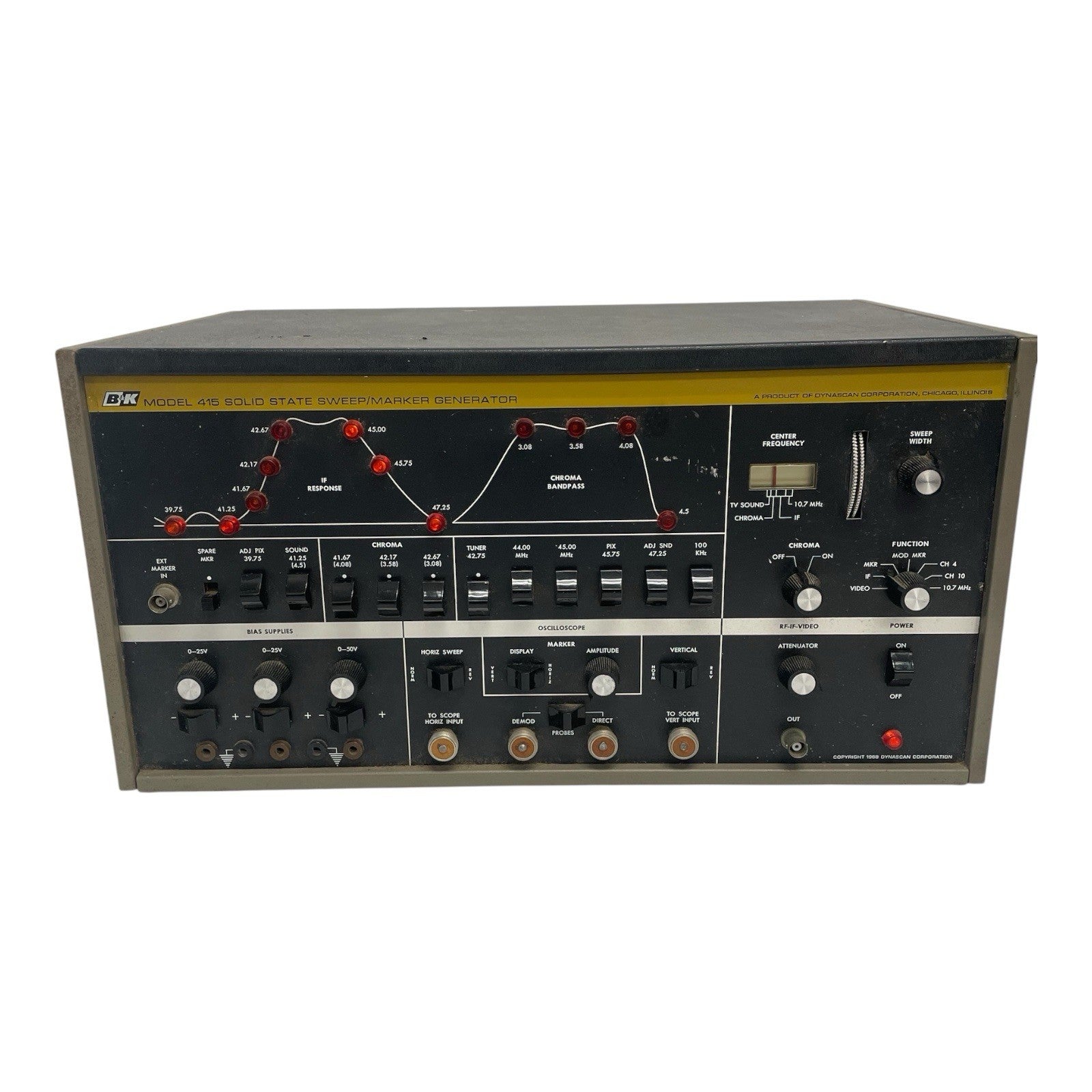 Vintage B&K Model 415 Solid State Sweep/Marker Generator 1968 Dynascan