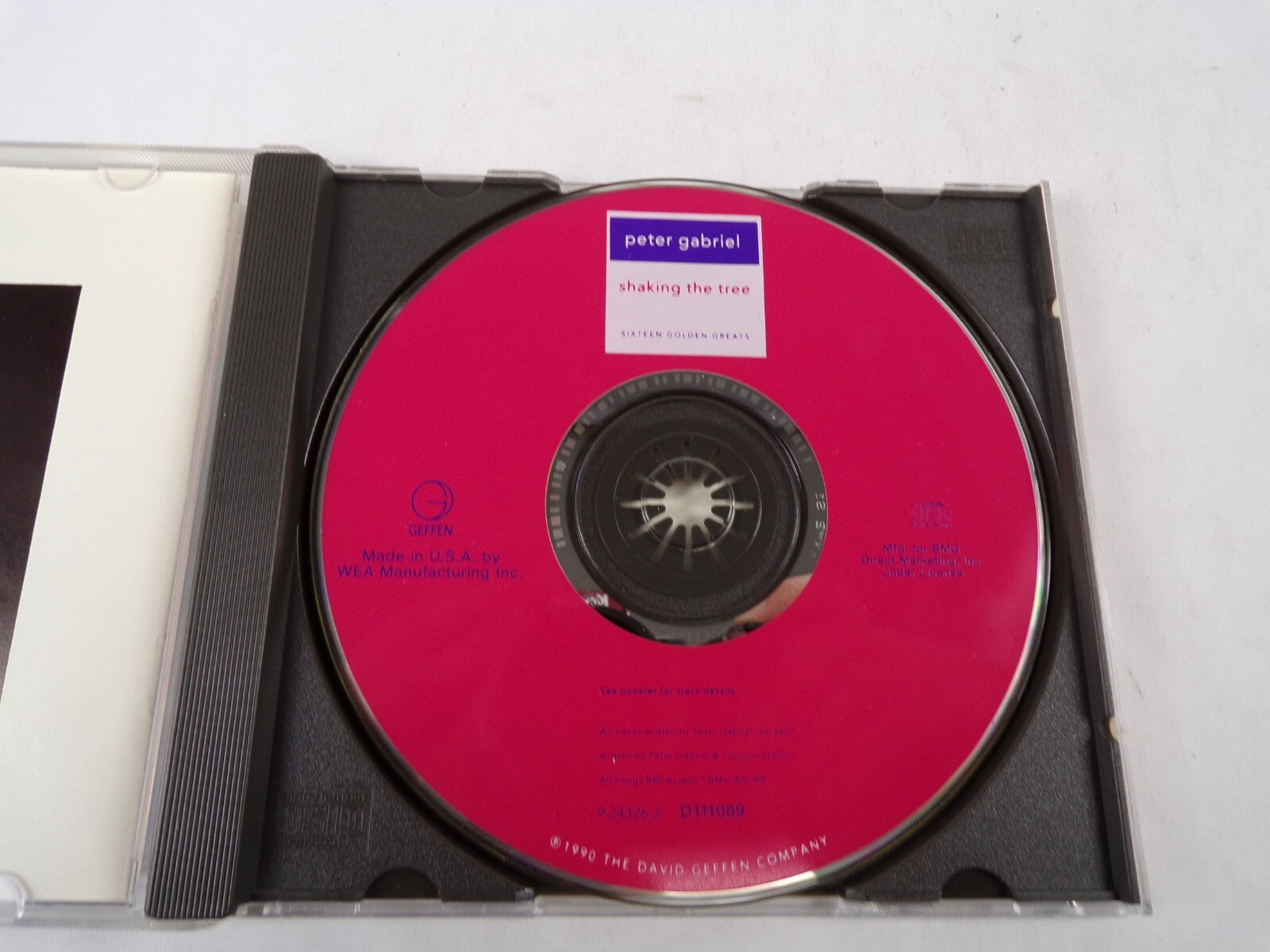 Peter Gabriel Shaking The Tree Sixteen Golden Greats Soisbury Hill CD#57
