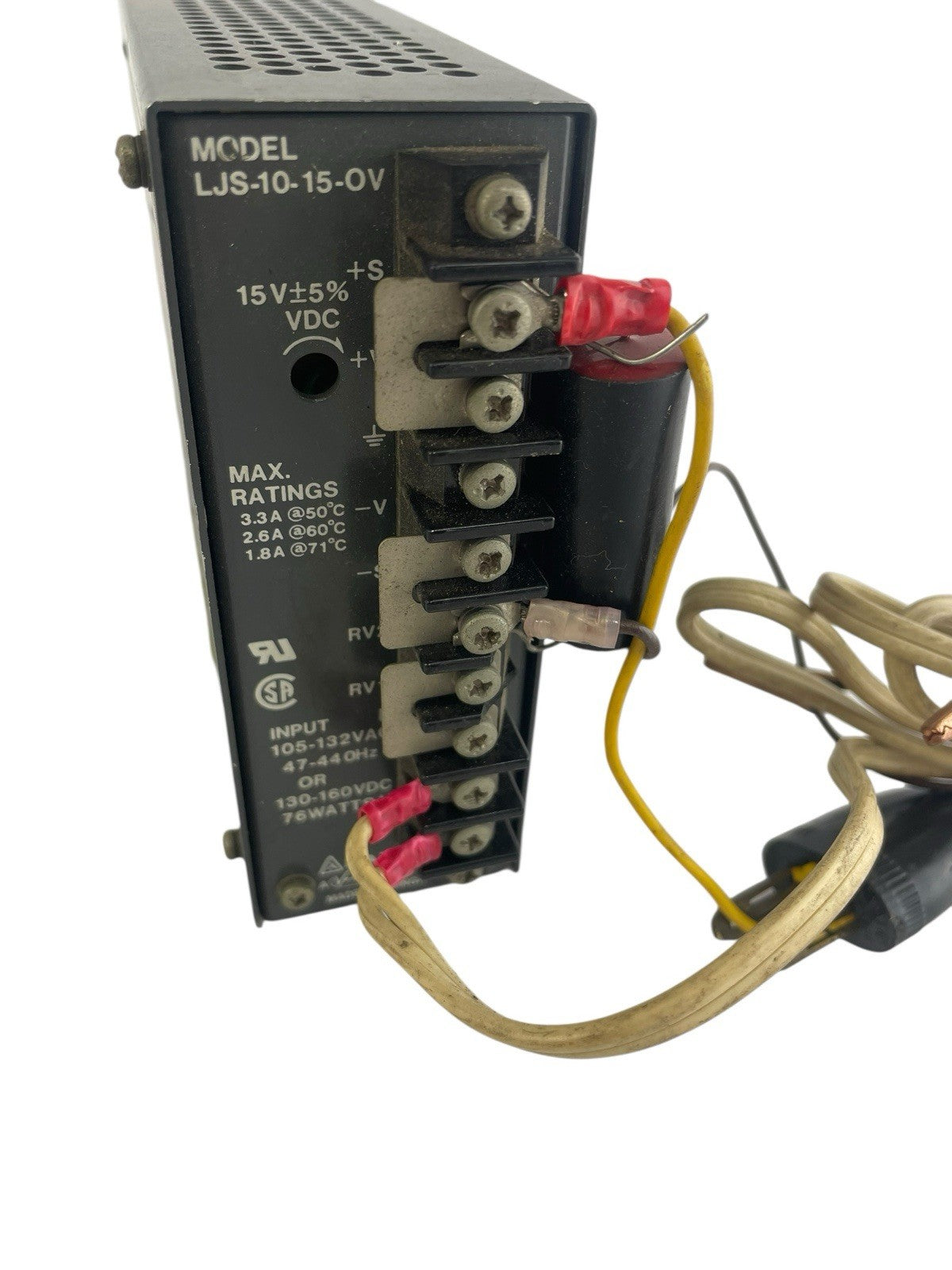 TDK-Lambda LJS-10-5-OV Power Supply 105-132VAC/130-160VDC 5VDC 10A, 8A, 5.5A